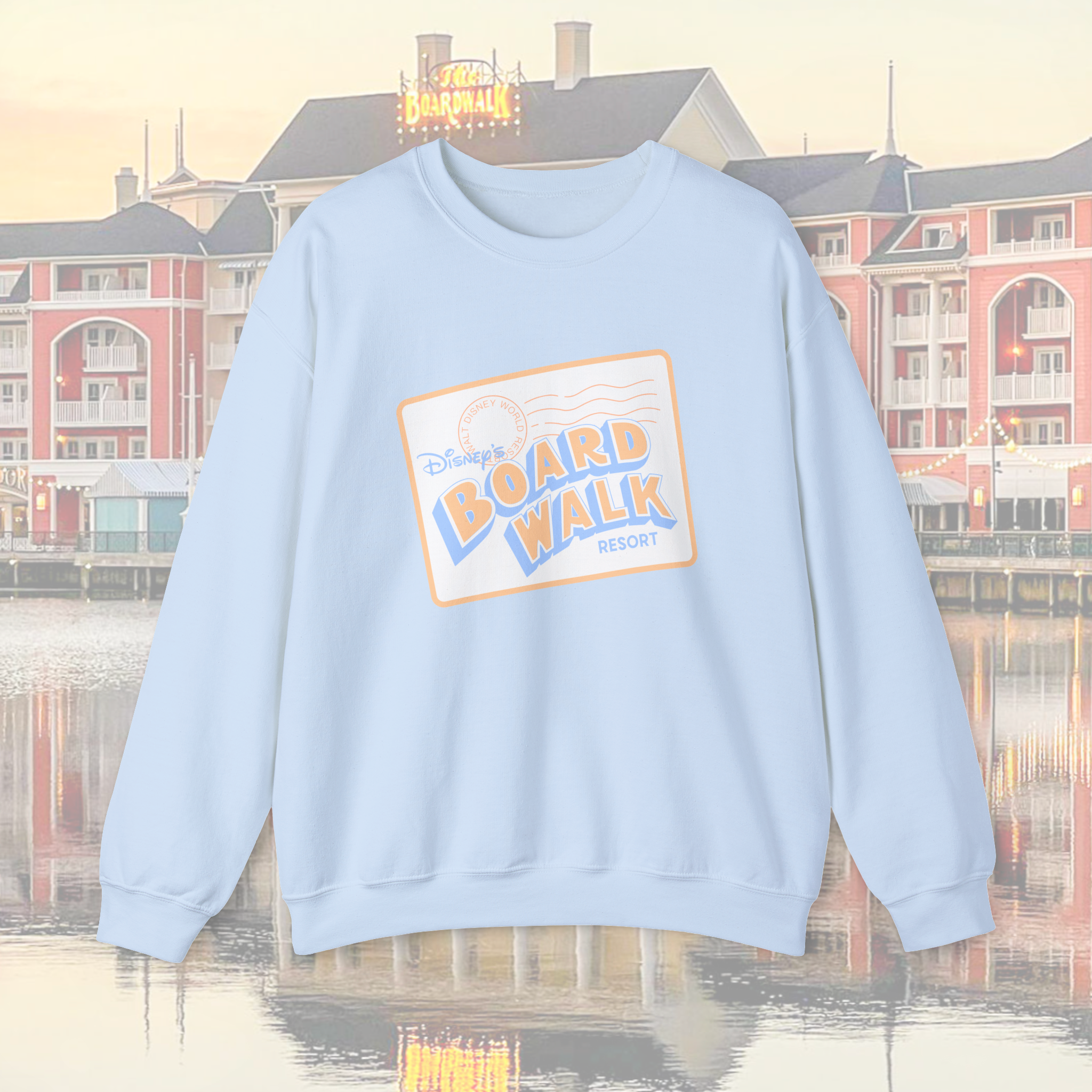 CHOOSE TEE OR CREW- Boardwalk