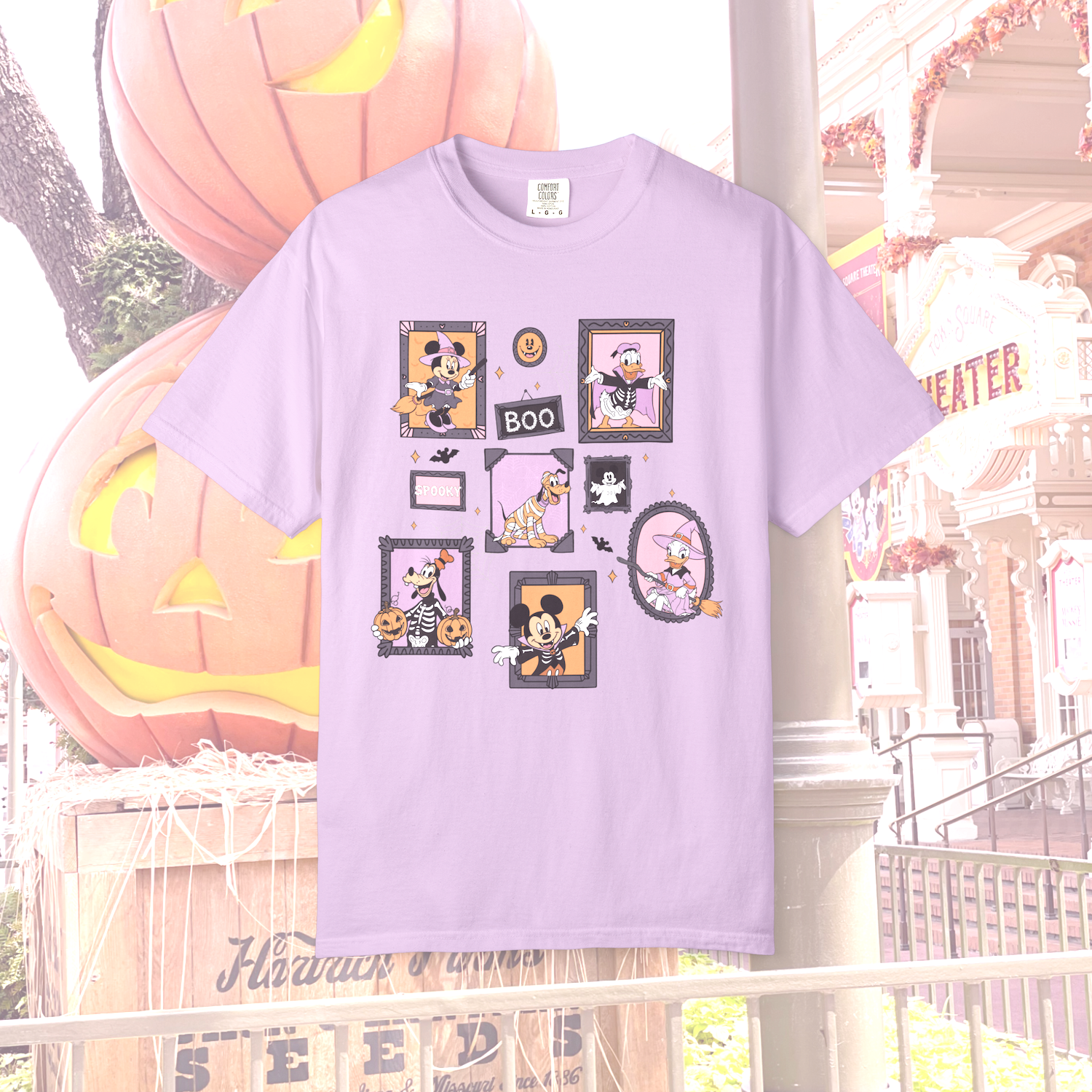 CHOOSE TEE OR CREW- Character Frames