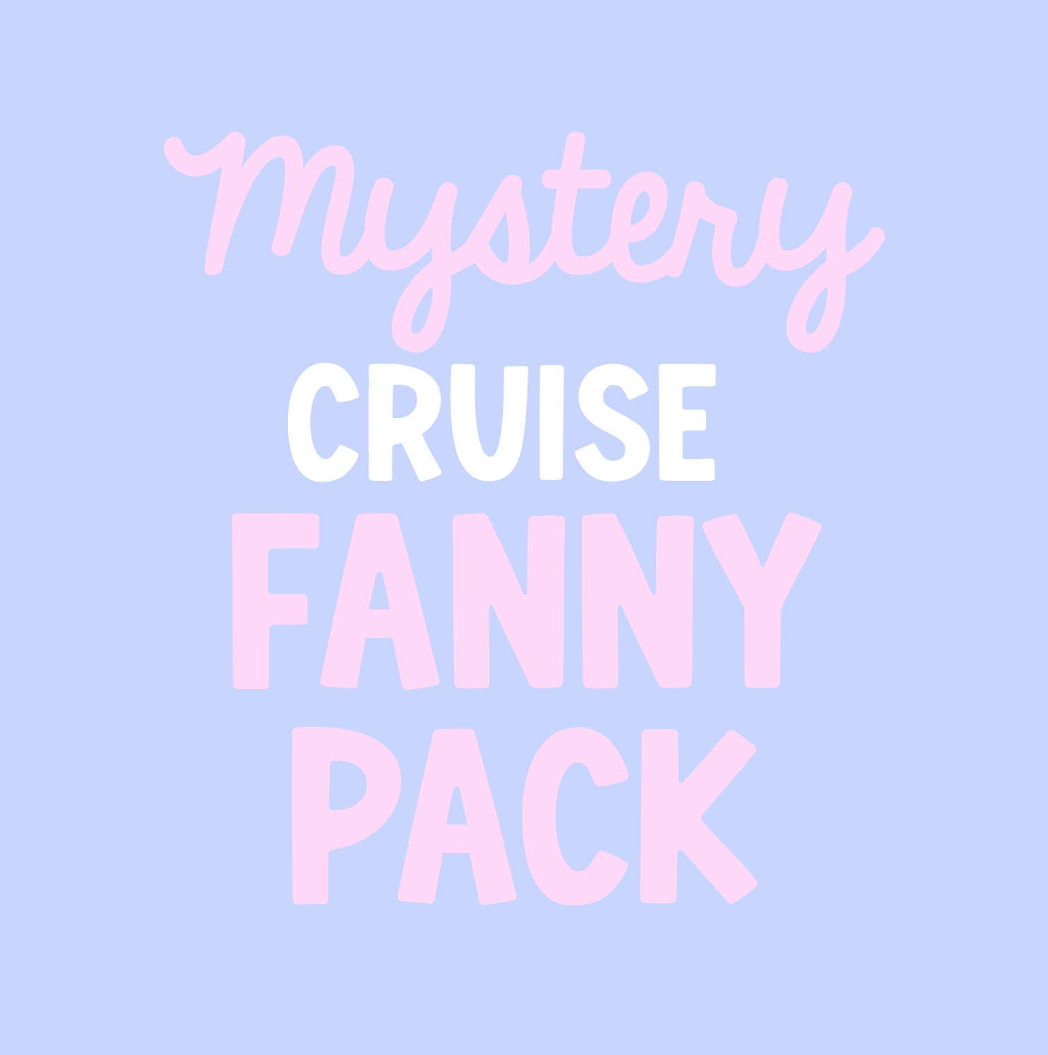 Mystery Cruise Fanny Pack