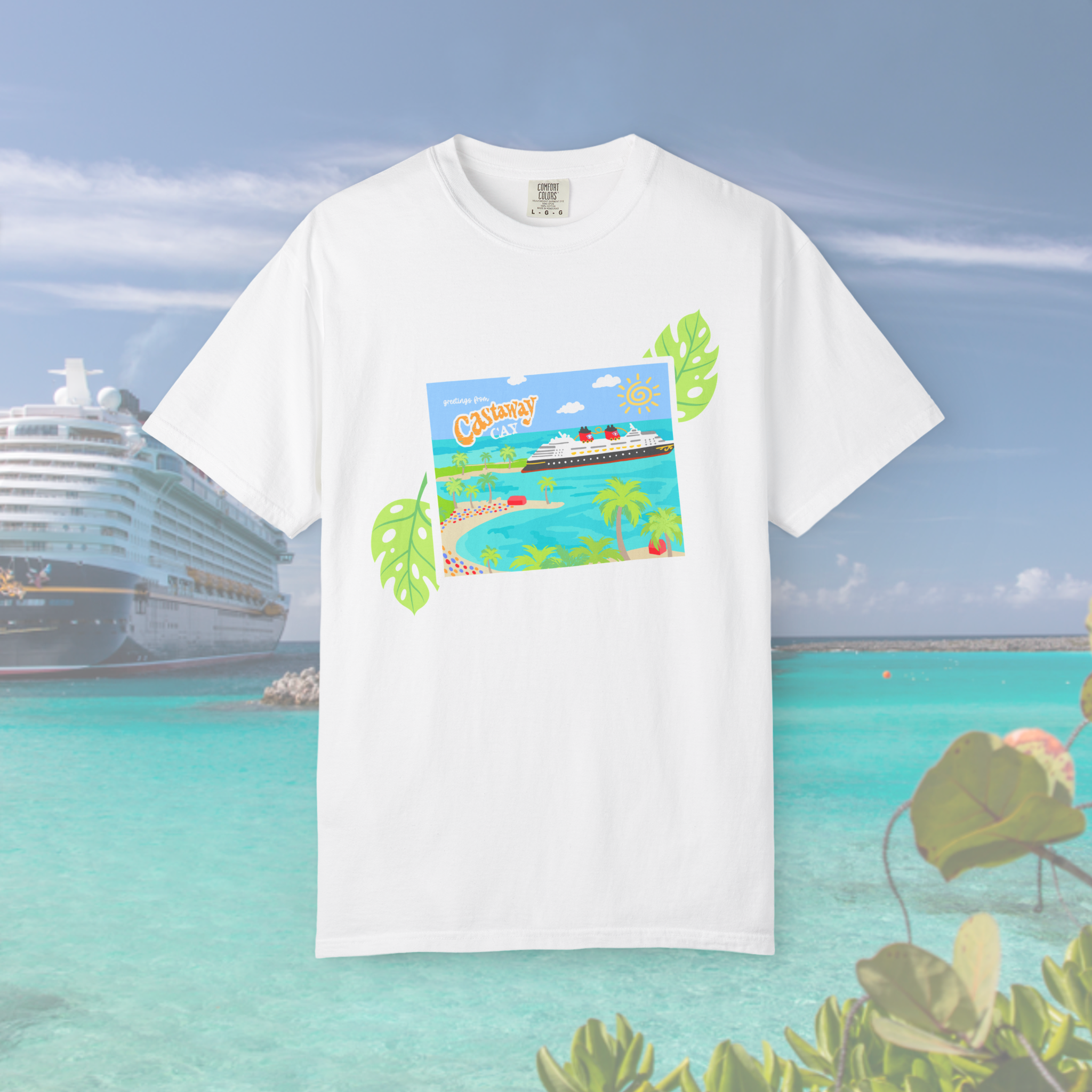 CHOOSE TEE OR CREW- Castaway