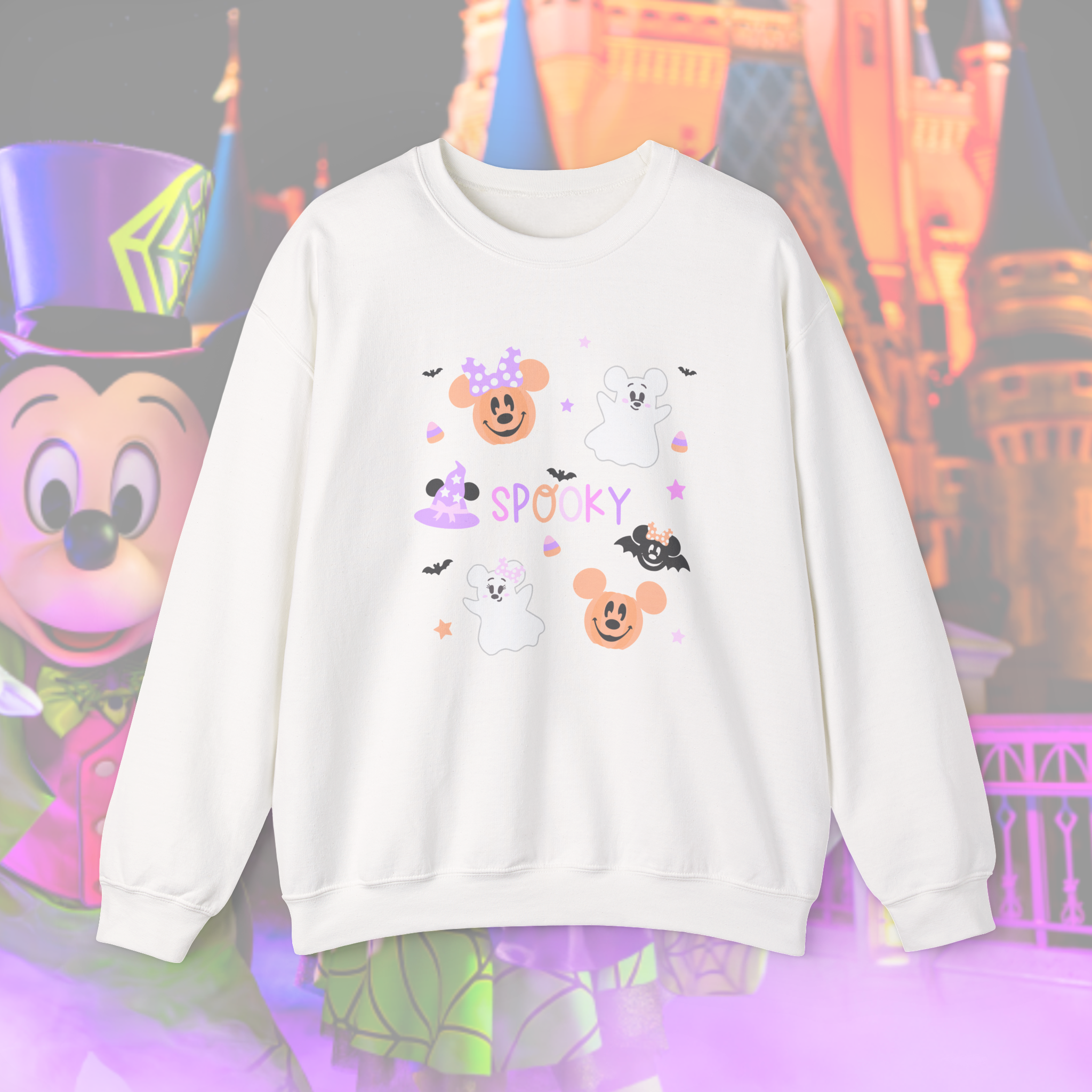 CHOOSE TEE OR CREW- Spooky