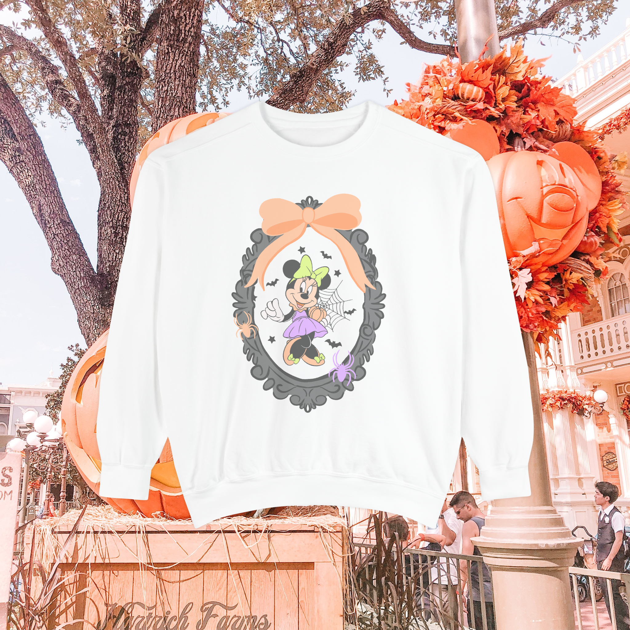 CHOOSE TEE OR CREW- Frame Miss Mouse