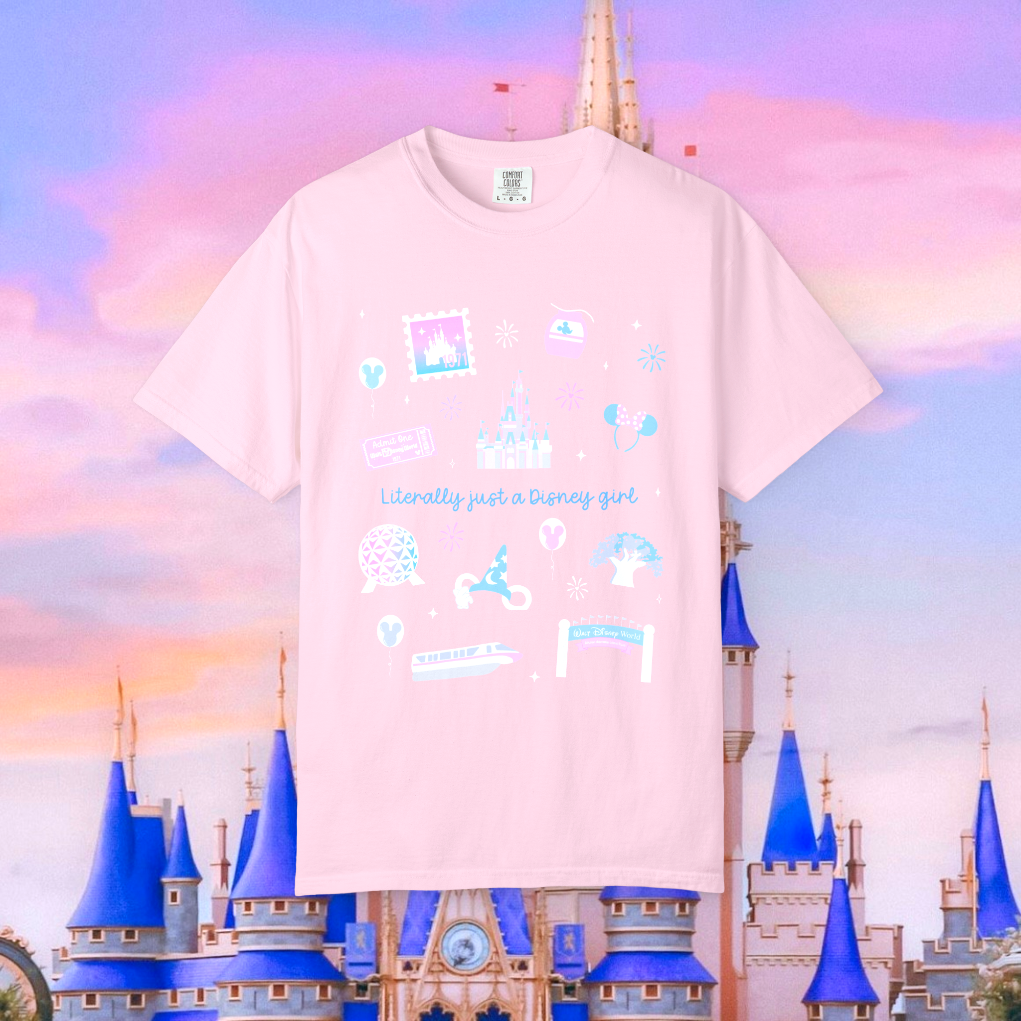 CHOOSE TEE OR CREW- Literally Dis Girl