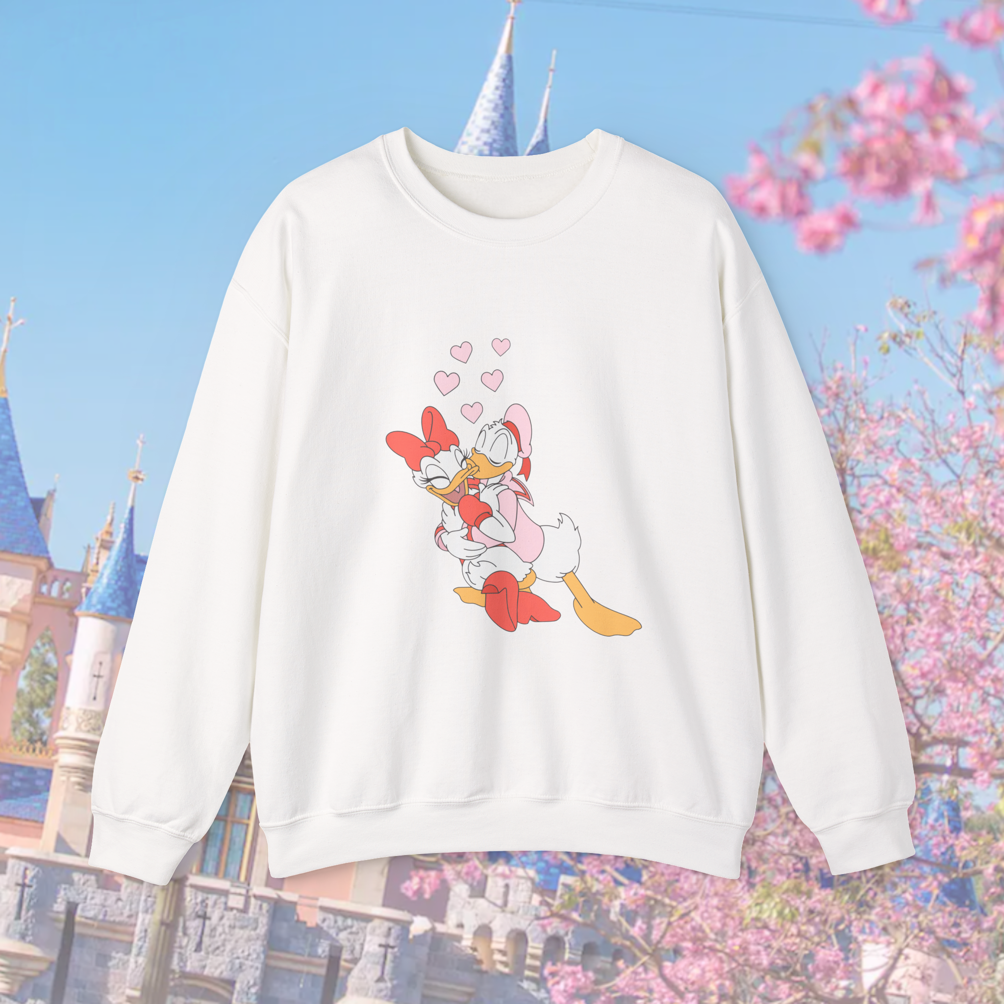CHOOSE TEE OR CREW- Valentine's Ducks