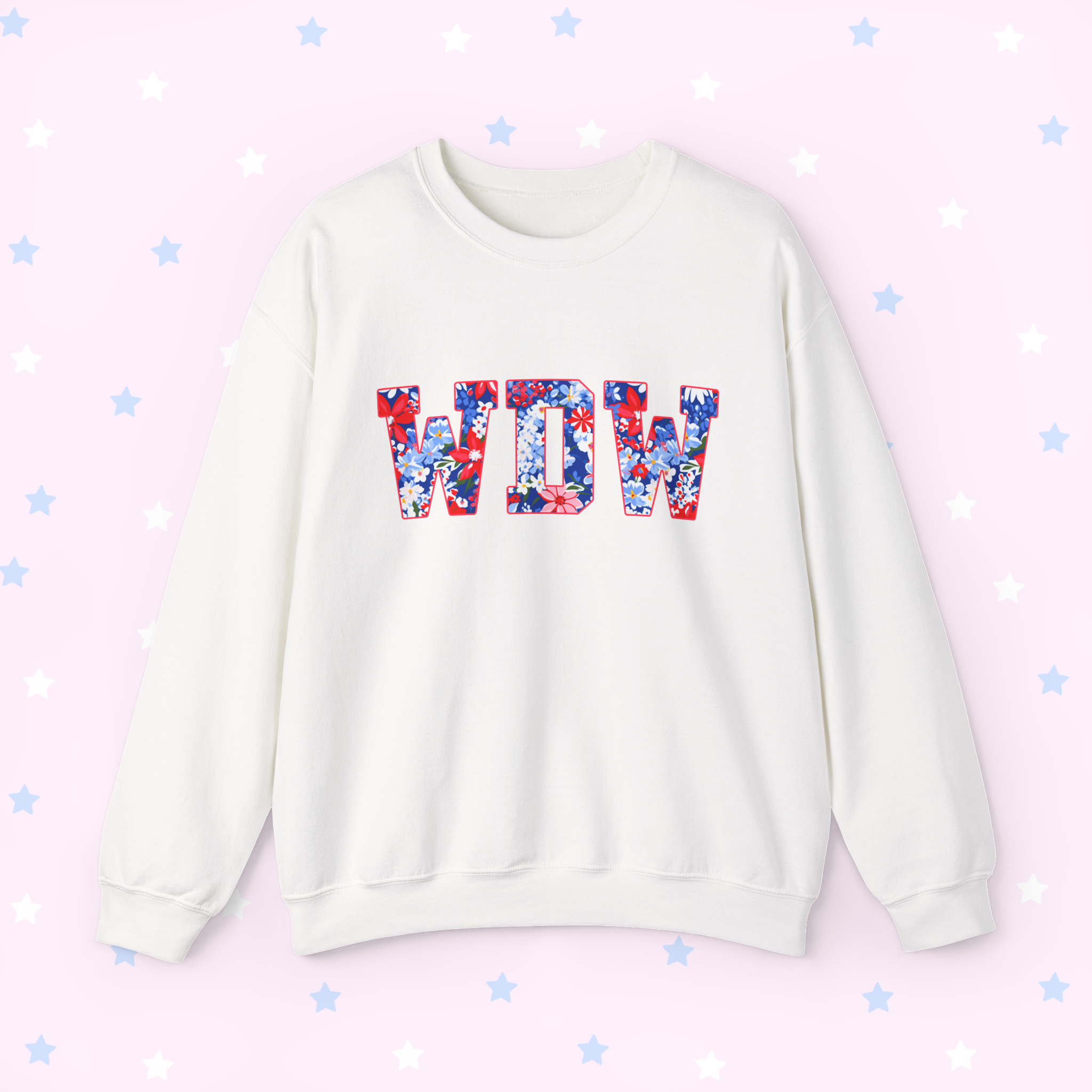CHOOSE TEE OR CREW- WDW Floral