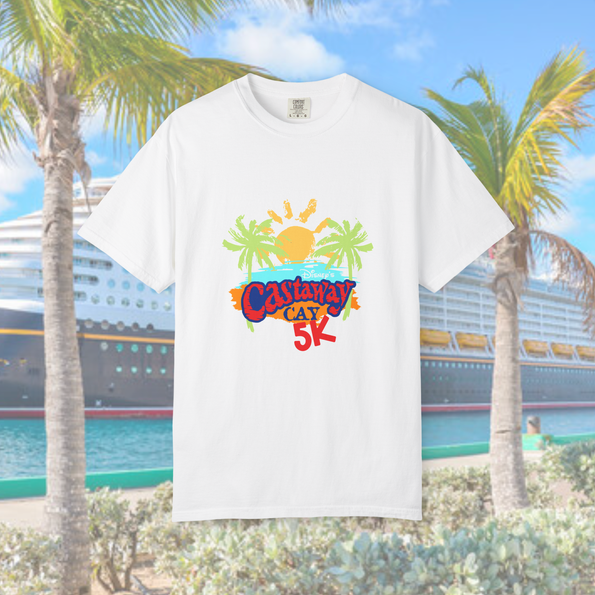 CHOOSE TEE OR CREW- Castaway 5K
