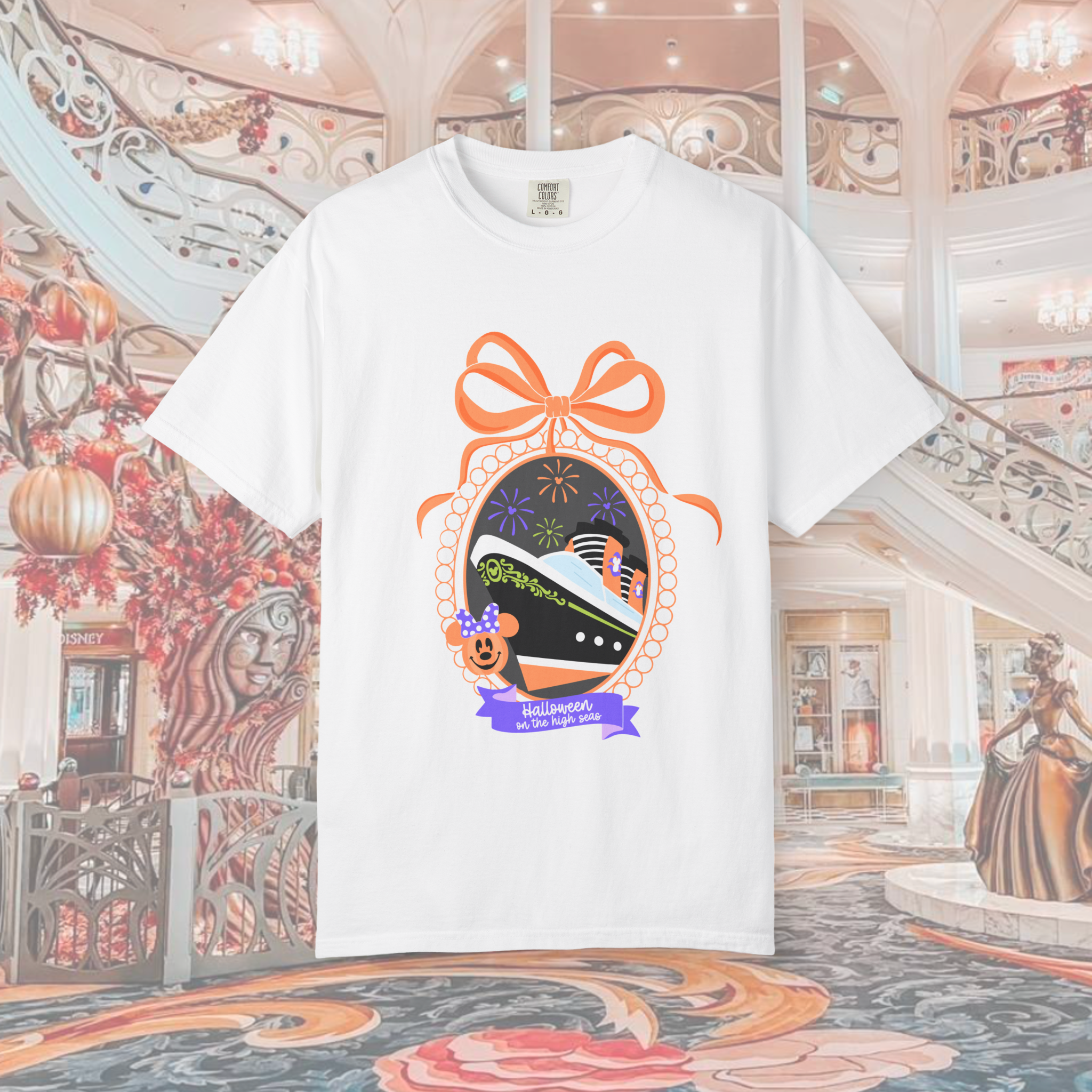 CHOOSE TEE OR CREW-  Halloween Cruise
