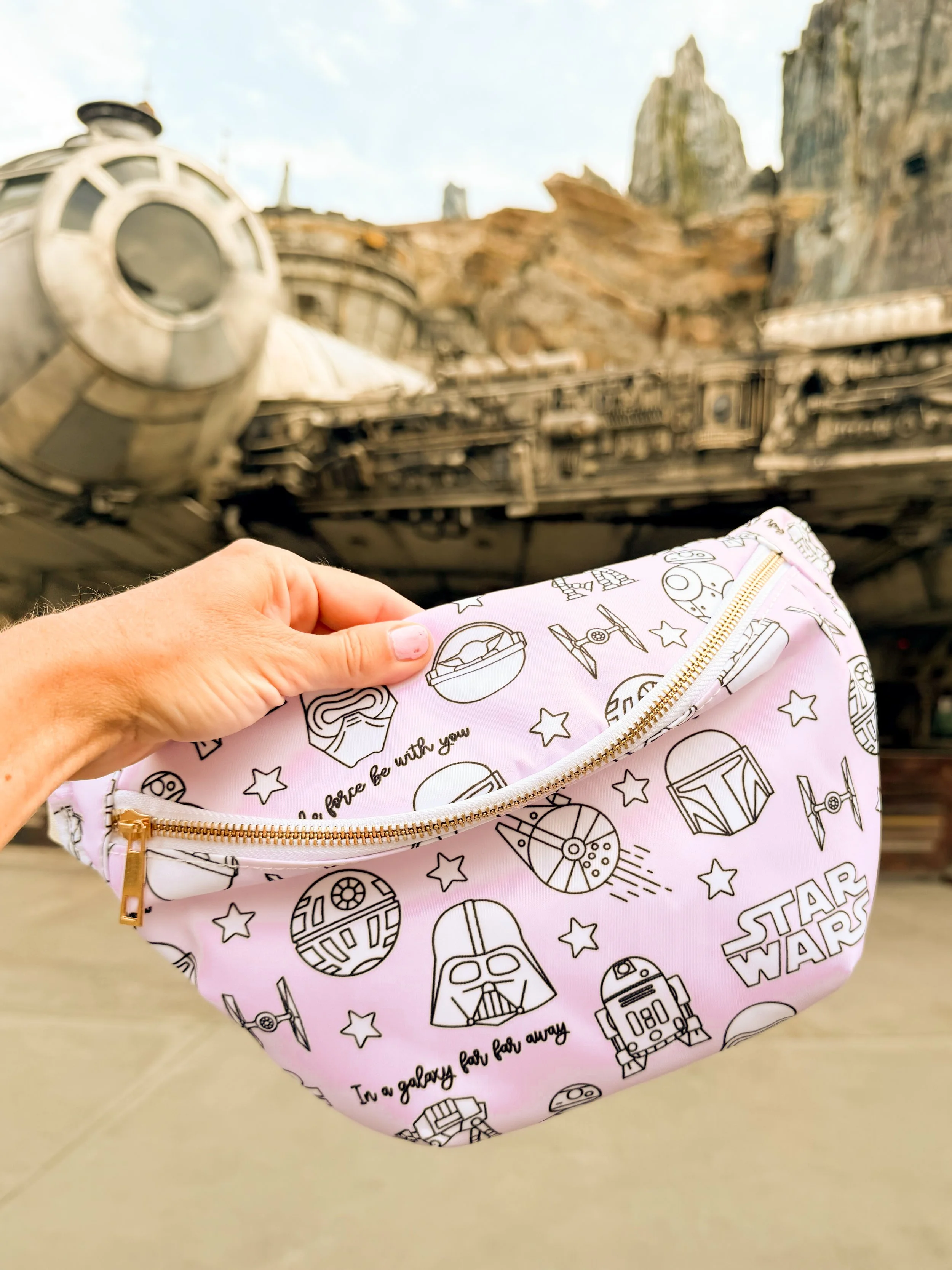 Pink Star W Fanny Pack