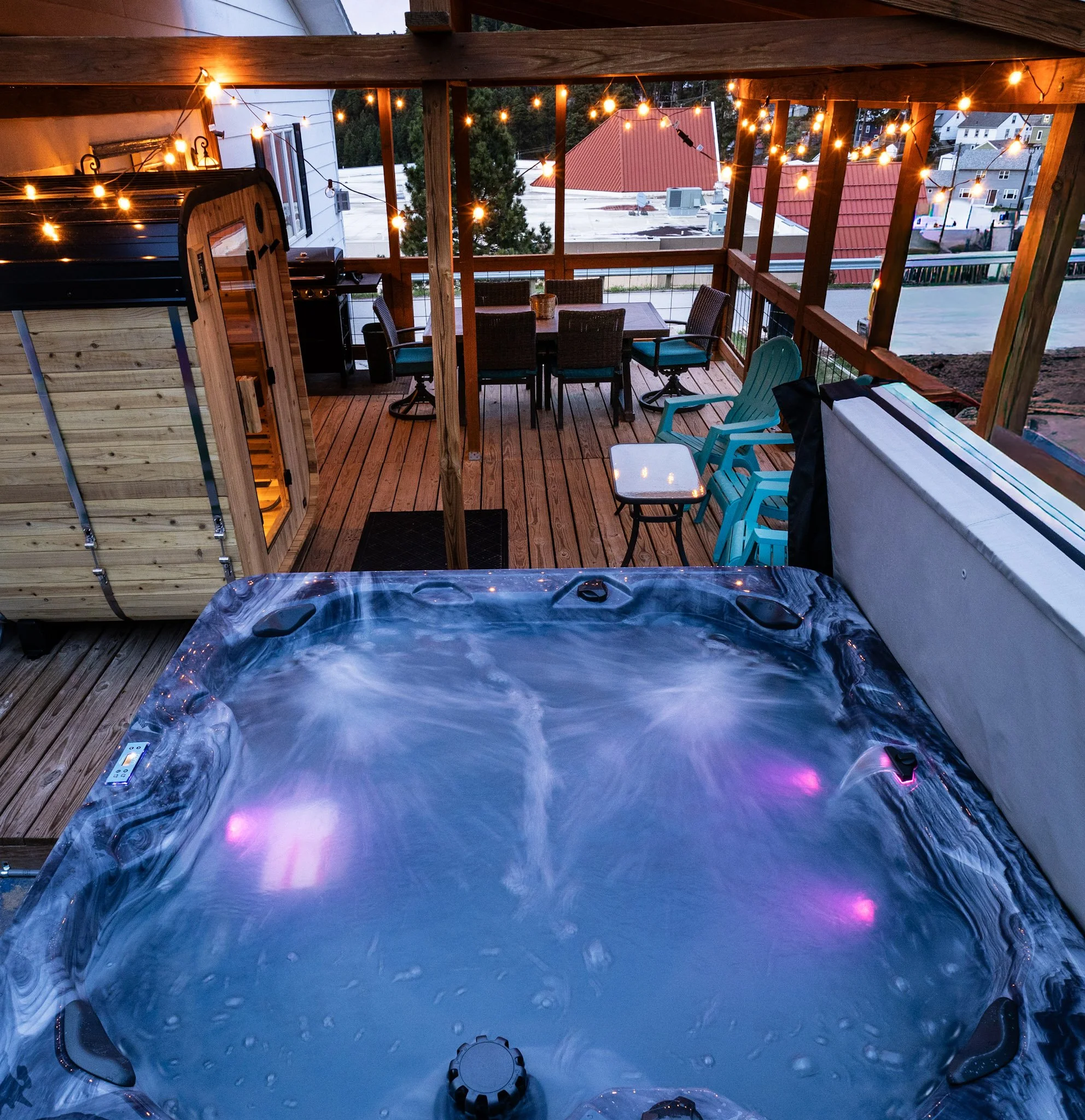 golden getaway lead sd hot tub sauna picture