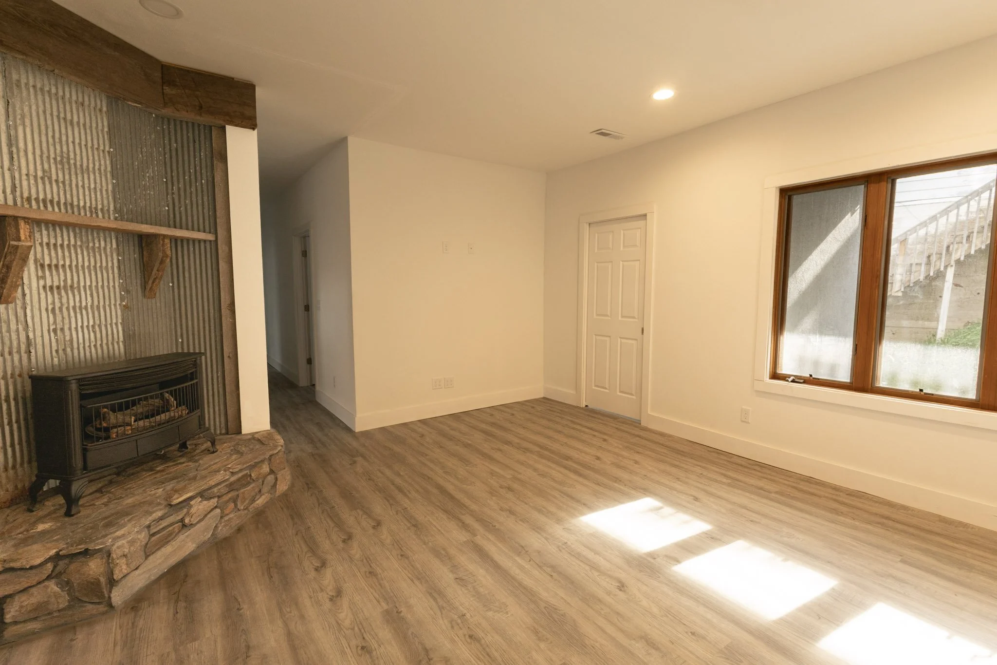 fireplace in a lead sd apartment rental