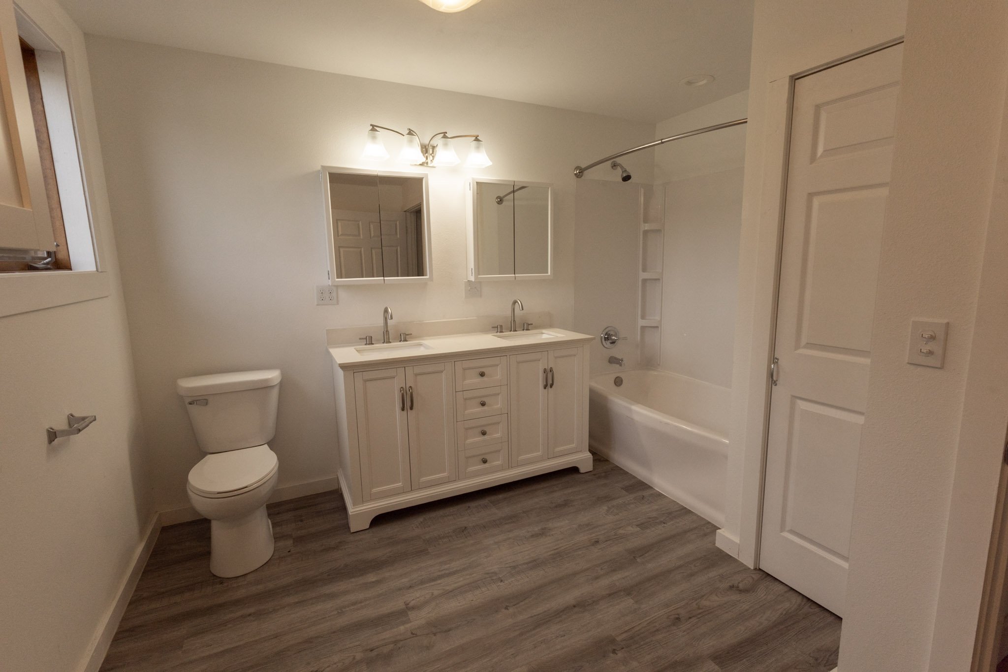 second bathroom in a lead sd apartment rental on railroad ave
