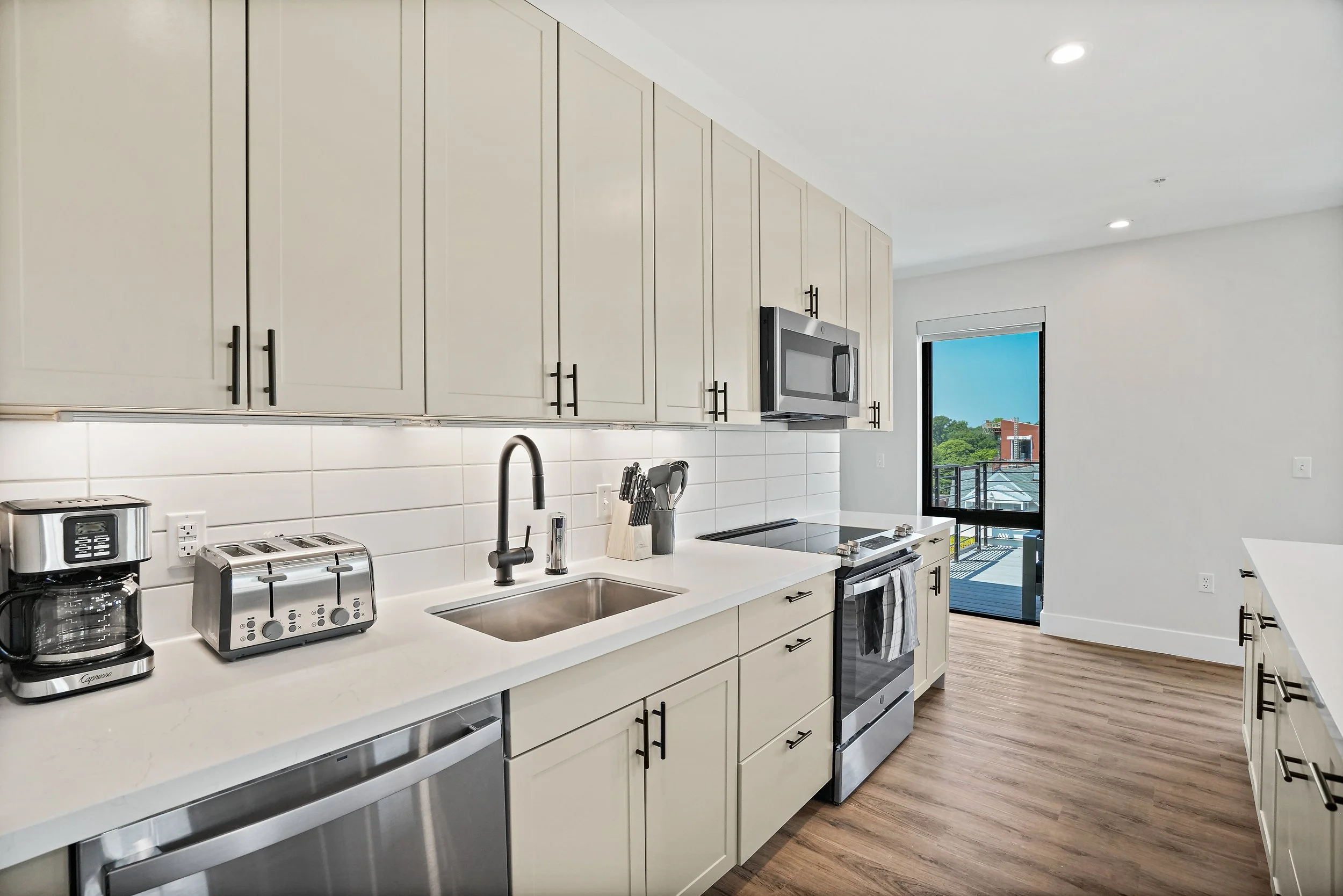 penthouse coliving kitchen in takoma dc
