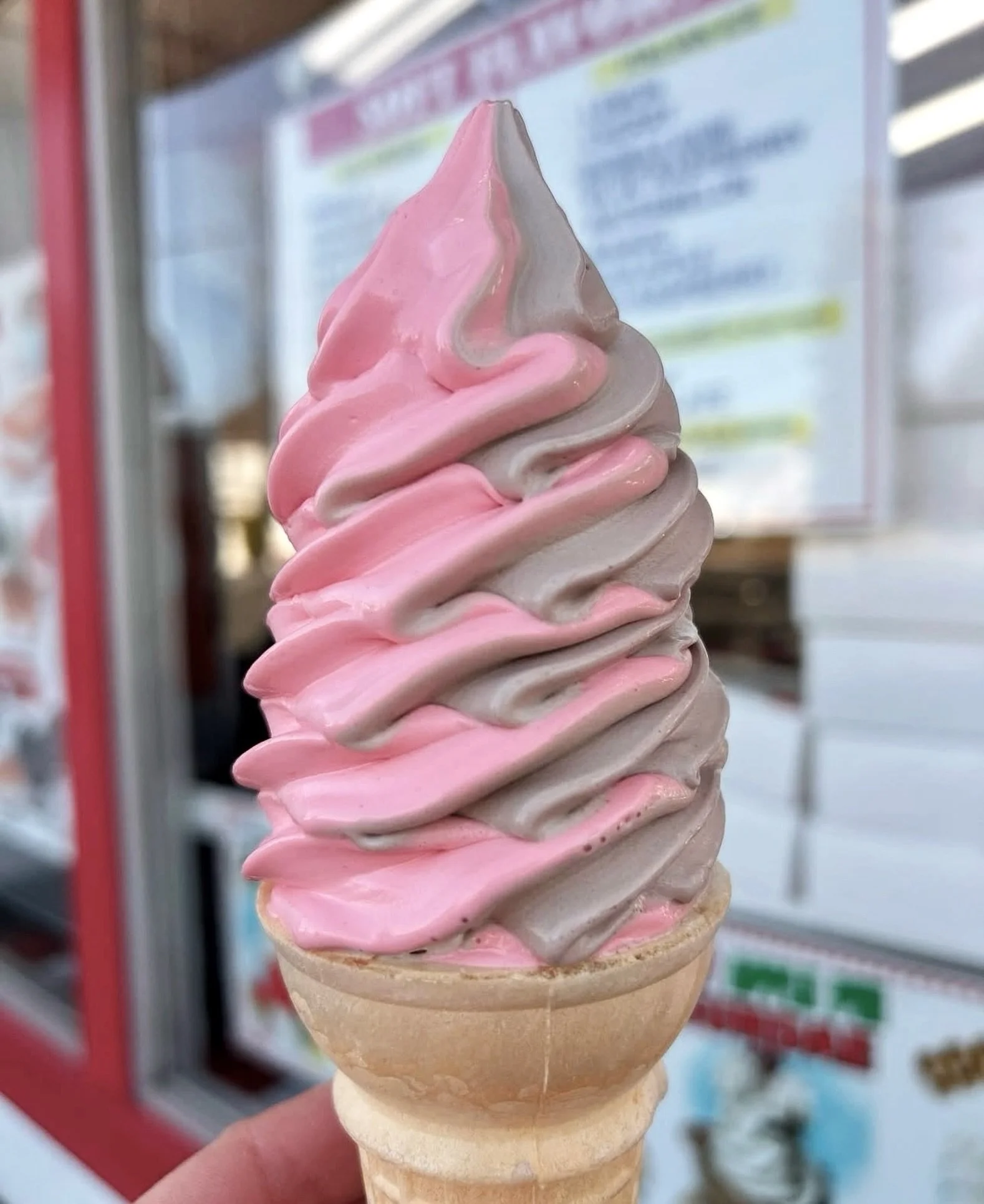 Oreo &amp; Strawberry Twist 🍫🍓 Name a better duo 👀🍦