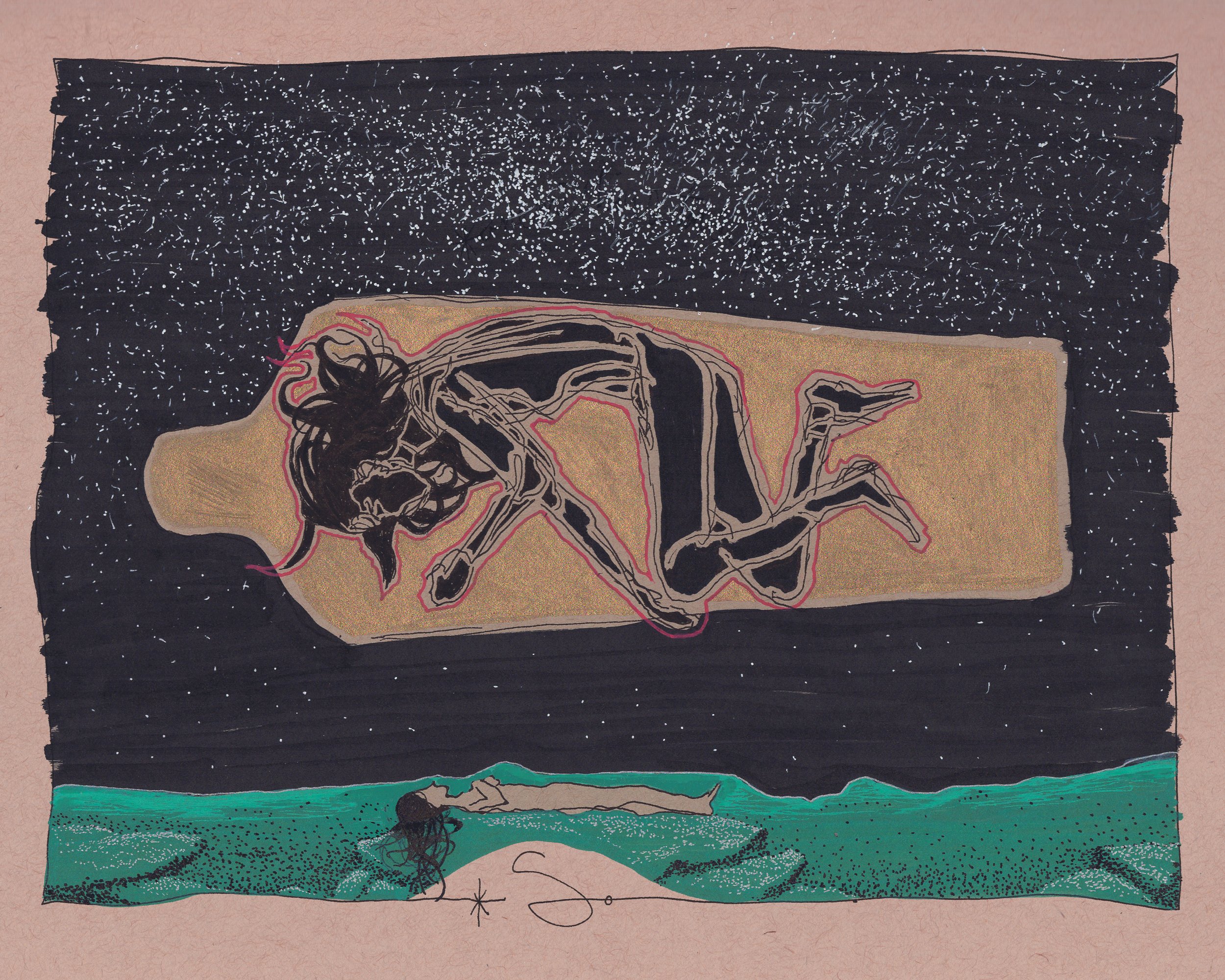 "When God Wakes" Story Art