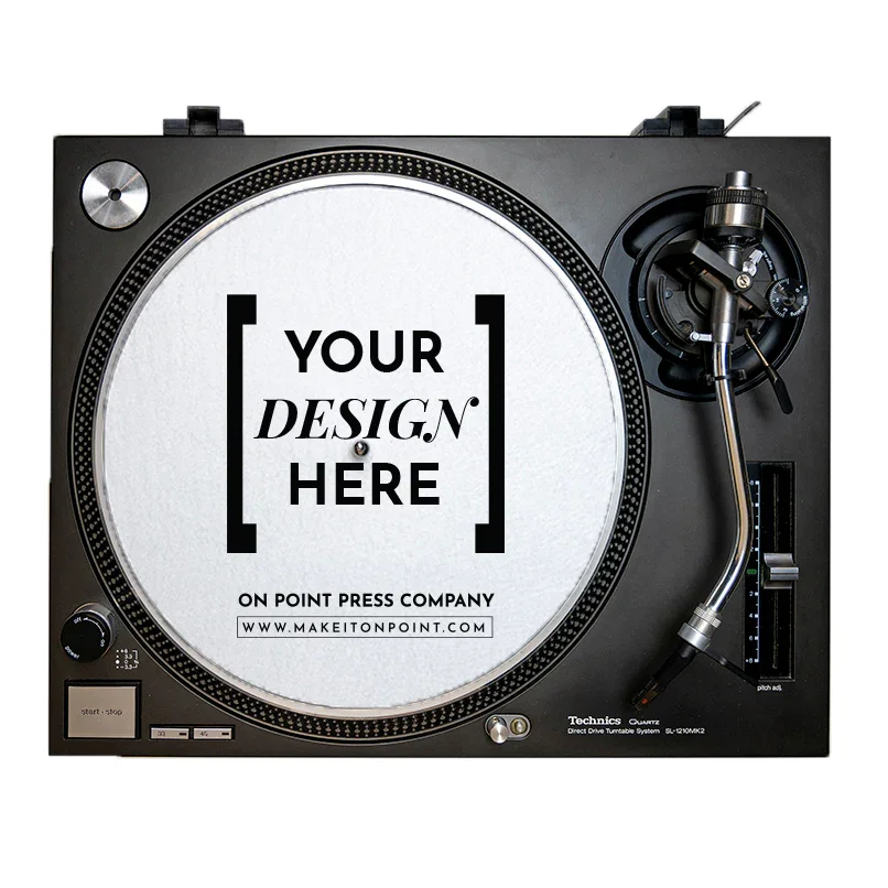 One color printed slipmat