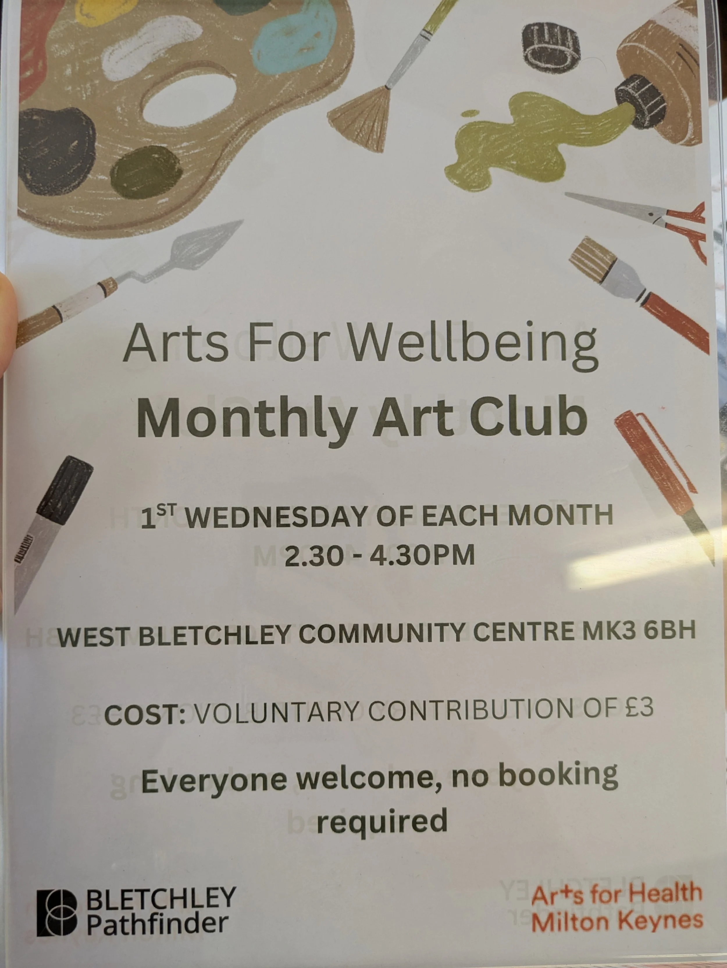Art Club - first Weds of the month