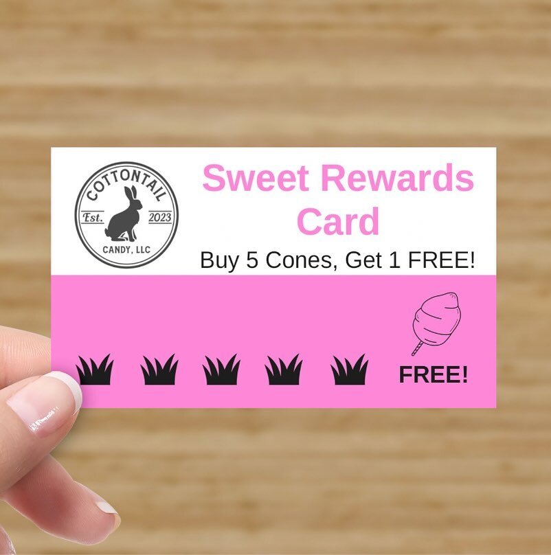 We know you&rsquo;ll love our cotton candy so much you will want to have more. Welcome, sugar lovers, to our new Sweet Rewards Card! Pick one up at any of our public events and try a new flavor&hellip;or two!
