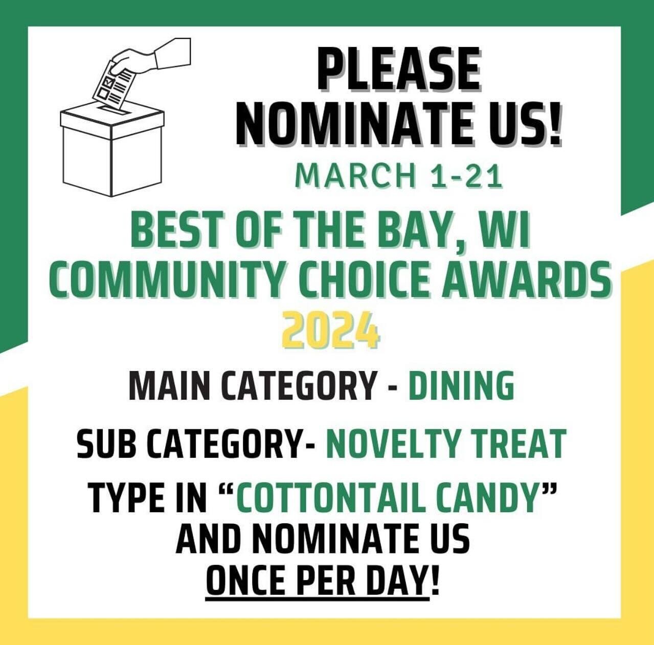 https://greenbaypressgazette.gannettcontests.com/2024-Best-of-the-Bay-Communitys-Choice-Awards/