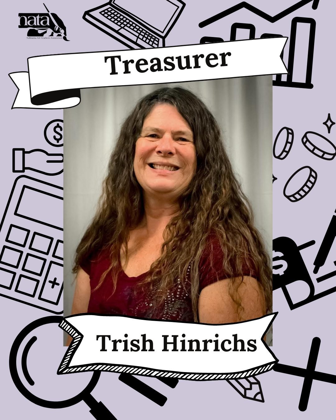 We are excited to be welcoming Trish Hinrichs as our treasurer, serving on the executive committee on our sitting board!

&ldquo;I have been a K-12 Art teacher for 20 years. I have been teaching at Silver Lake for 19 years. I teach many different med