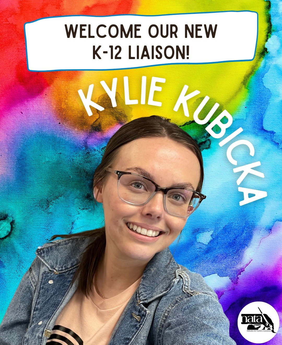 NATA has a new K-12 liaison! We welcome Kylie Kubicka of Kenesaw Public Schools as our newest liaison to the NATA sitting board. If you teach in a K-12 position, please contact Kylie with any needs or ideas to support learners through art education.
