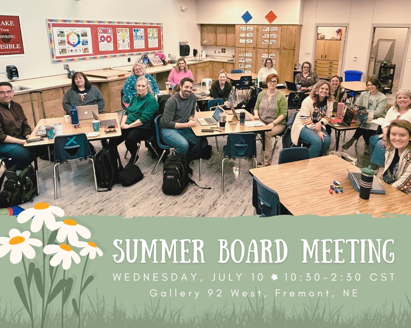 Save the Date! This summer NATA is heading to Fremont for the summer board meeting to explore Gallery 92 West! 

We will be meeting in the Barbara Tellatin Gallery 10:30am cst- 2:30pm cst and can&rsquo;t wait to welcome in the NEW executive board- th