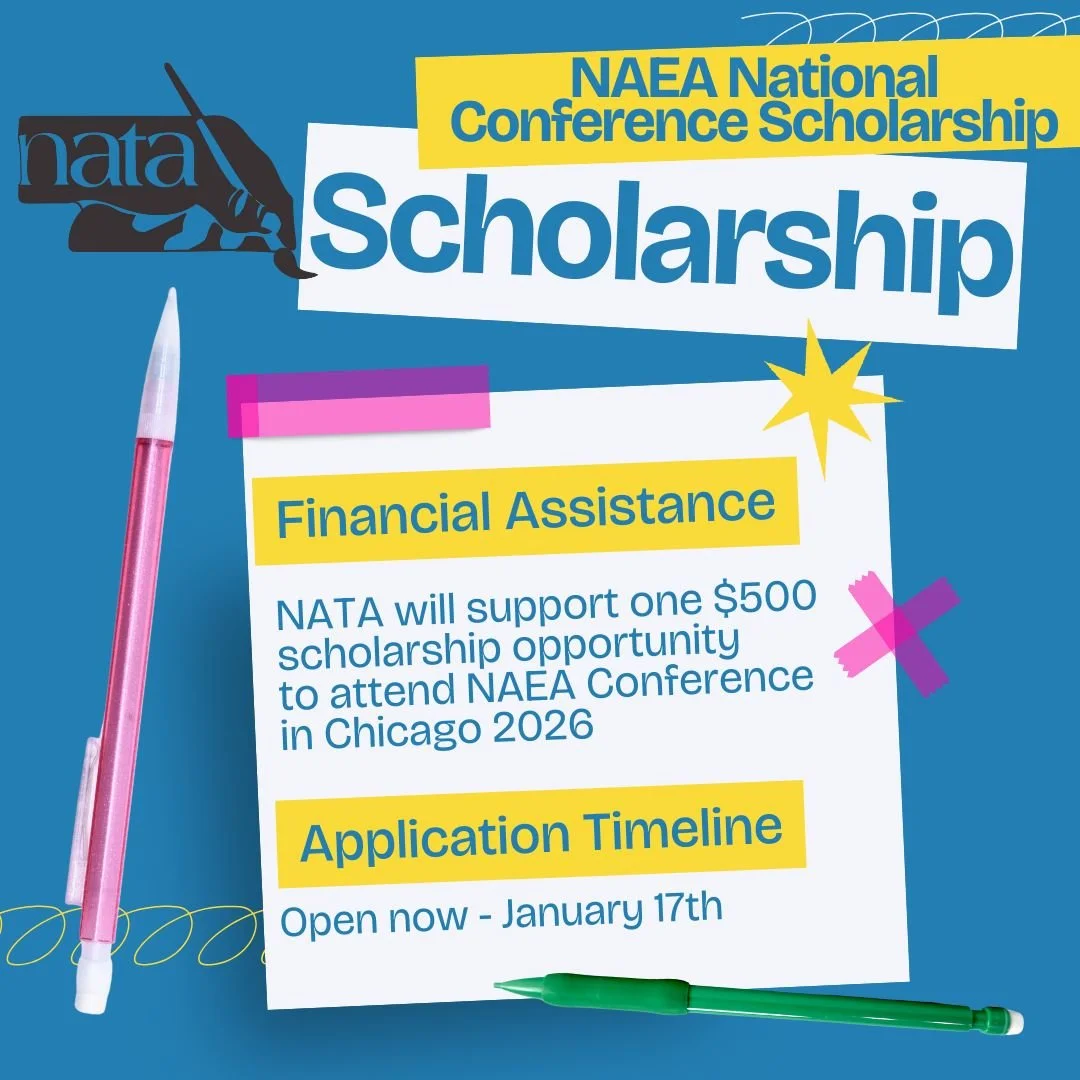 𝑺𝒄𝒉𝒐𝒍𝒂𝒓𝒔𝒉𝒊𝒑 𝑶𝒑𝒑𝒐𝒓𝒕𝒖𝒏𝒊𝒕𝒊𝐲!

We are excited to announce a scholarship opportunity for one dedicated member to attend the upcoming NAEA conference in Chicago! This scholarship will cover the full registration fee, providing access