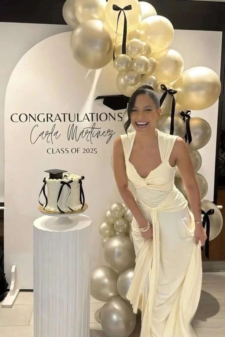 Arch Backdrop + Column Display — Jane Rae Events