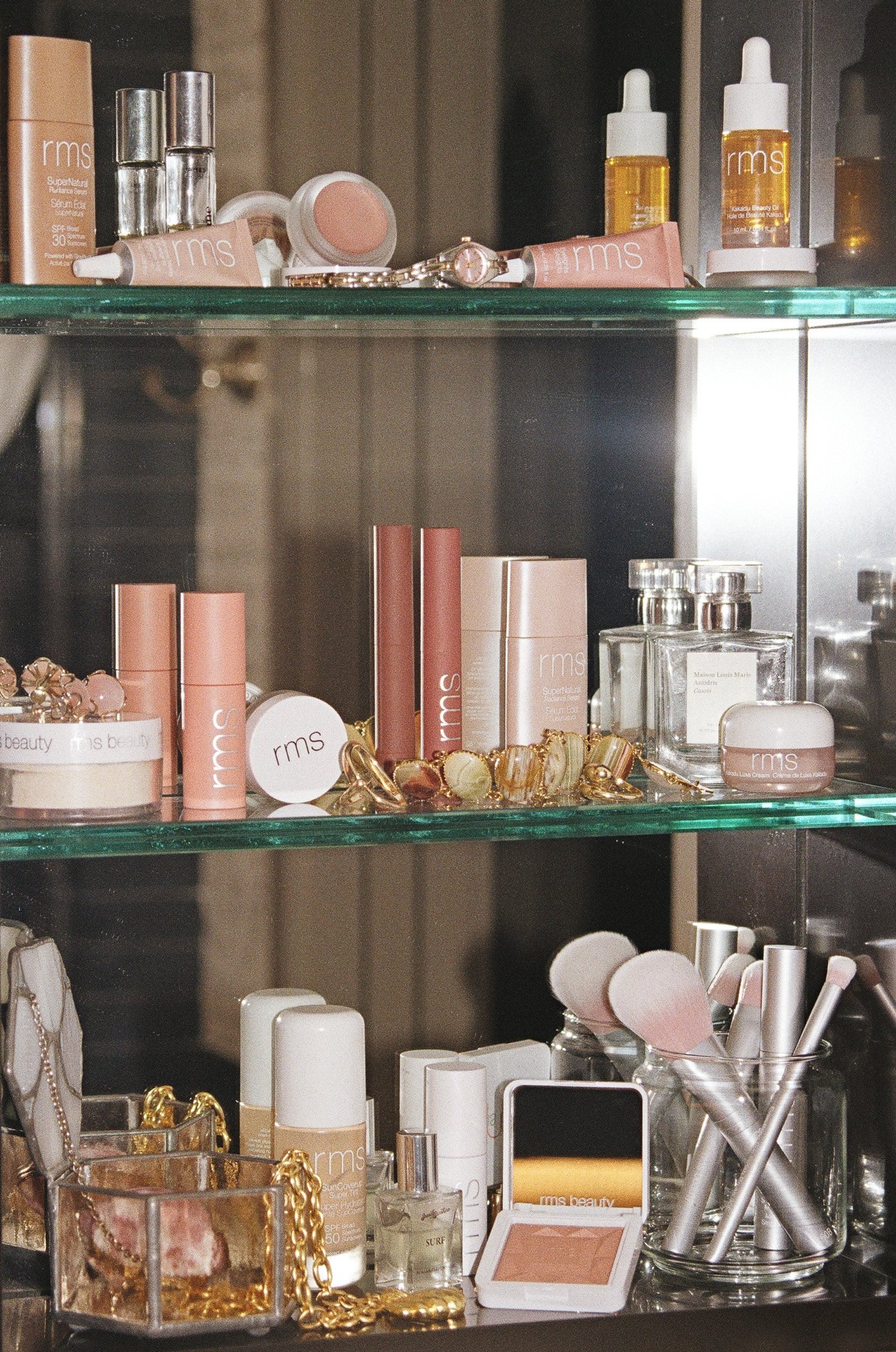 The Crystal Slipper Collection by RMS Beauty Shot on film by Ellen Gasper