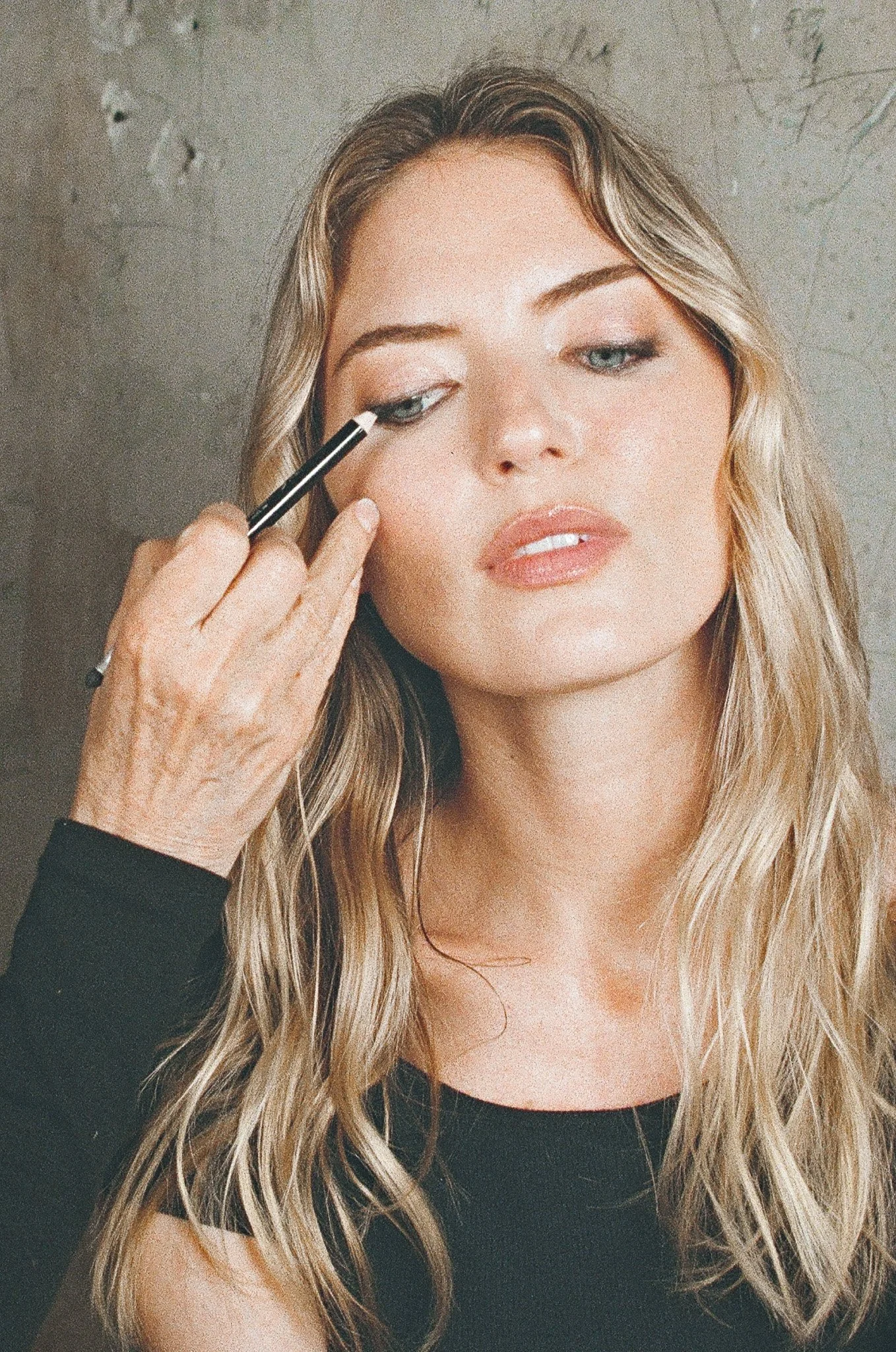 Martha Hunt x RMS Beauty for The Crystal Slipper Collection Shot on film by Ellen Gasper
