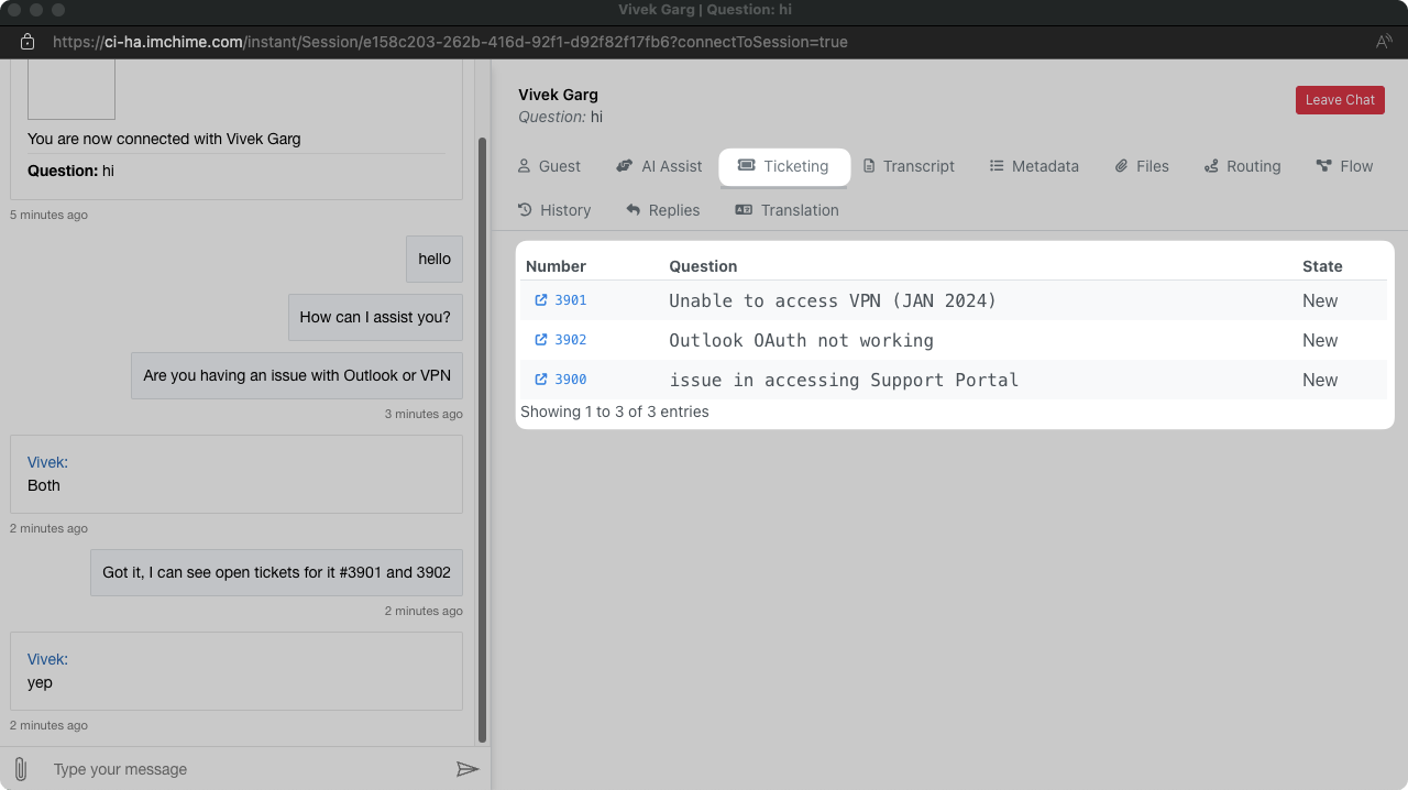 AI Chat and route to agents using Microsoft Teams