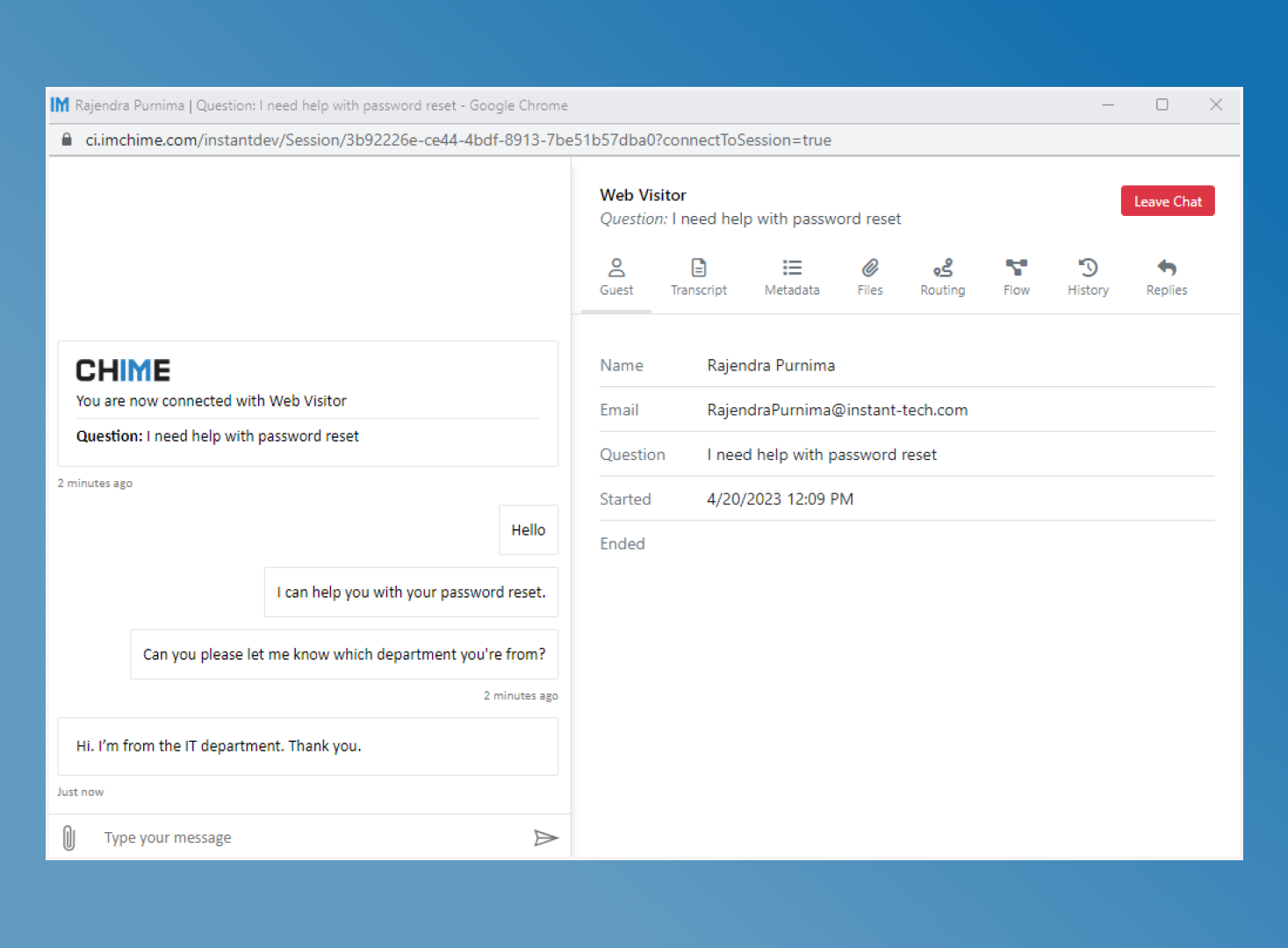 Chime V5 AI Chat
