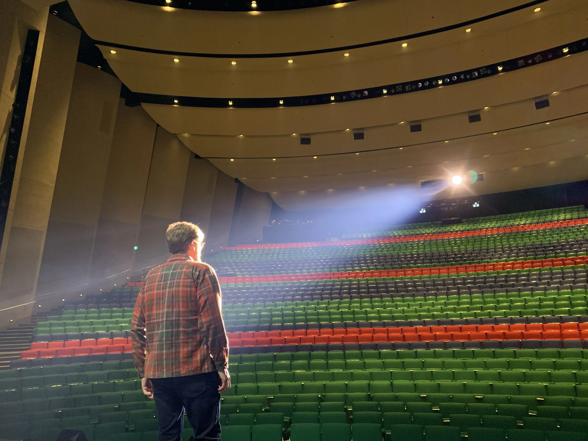 Come From Away soundcheck at The Des Moines Civic Center of Iowa - 2020