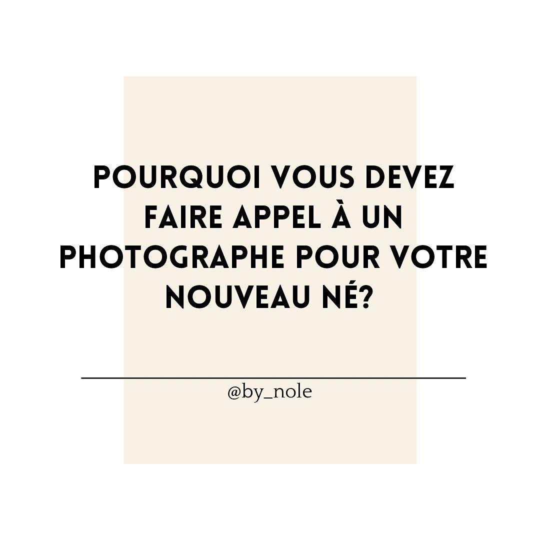 Pourquoi vous devez faire appel &agrave; un photographe pour votre nouveau n&eacute;??

Bien que j&rsquo;etais un nouveau n&eacute; tout &agrave; fait adorable 😅, il n&rsquo;y a pas photo entre les deux photos 😁 (j&rsquo;etais trop tent&eacute; de 