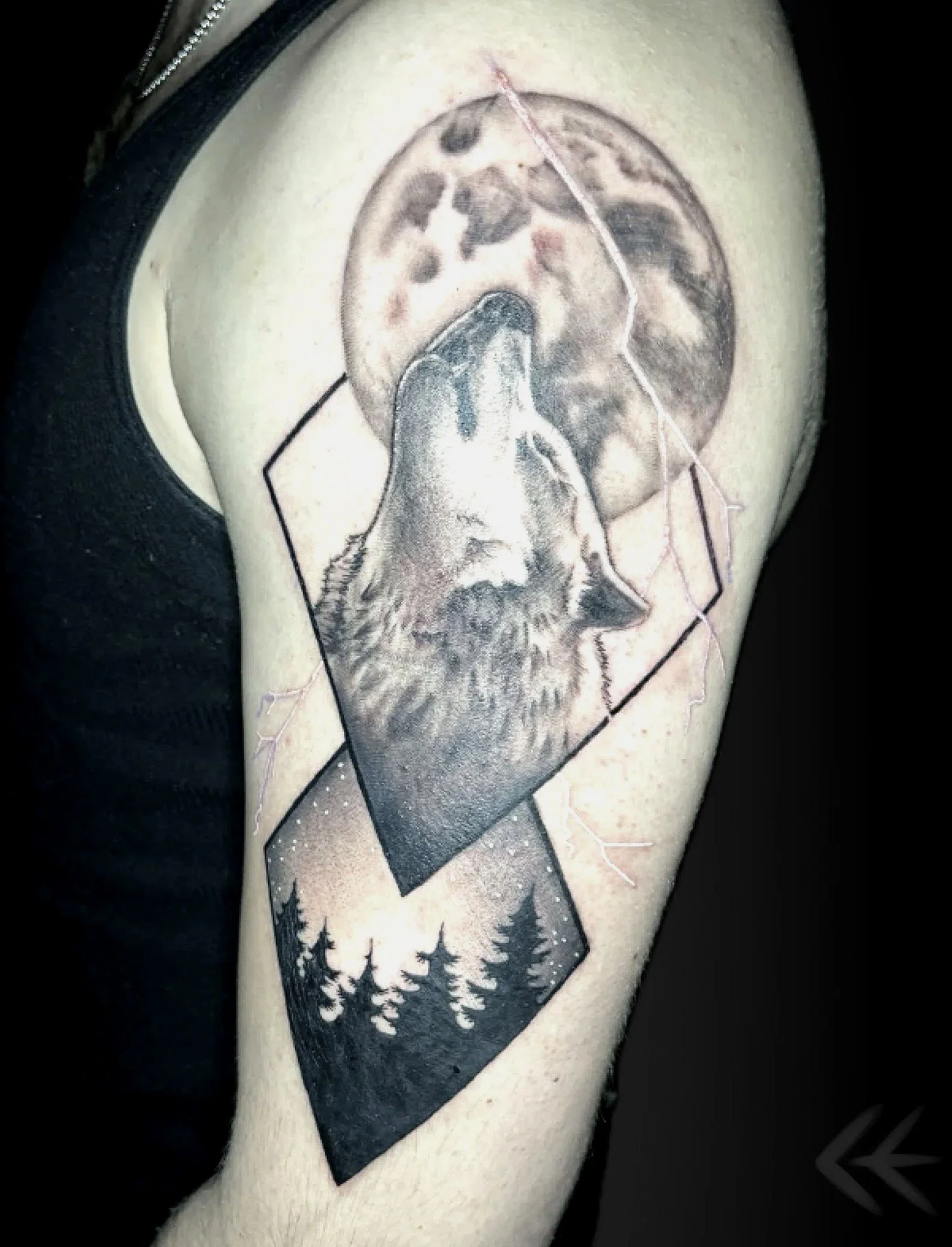 Edmonton realistic black and grey geometric wolf tattoo realism tattoo artist.jpg