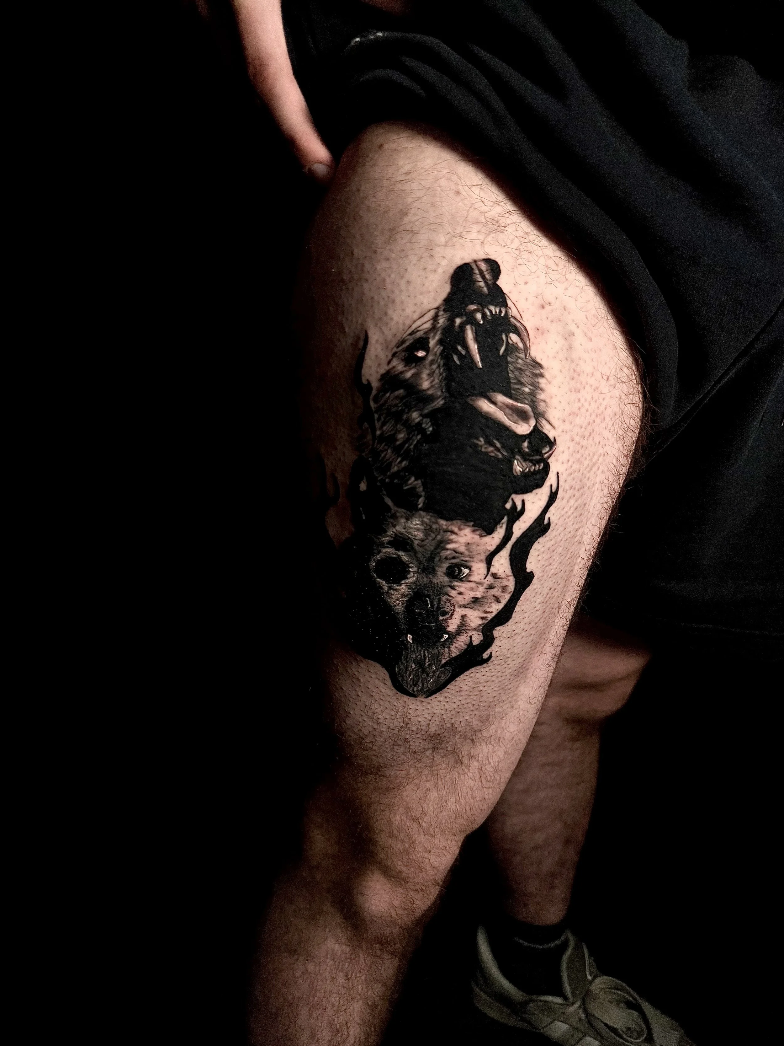 Black and grey wolf edmonton tattoo artist in yeg.jpeg