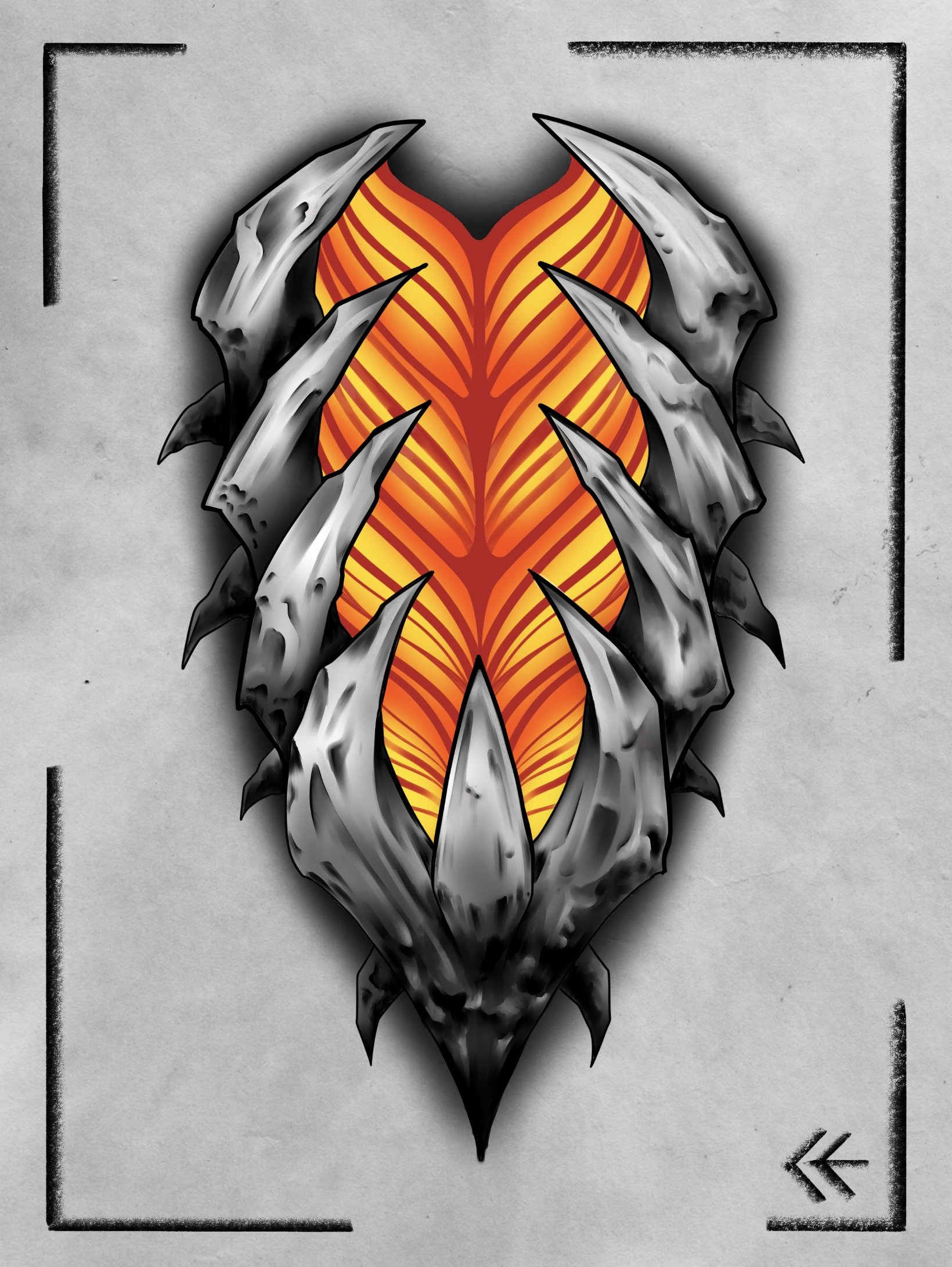 color biomechanical tattoo  Edmonton tattoo artist.jpeg