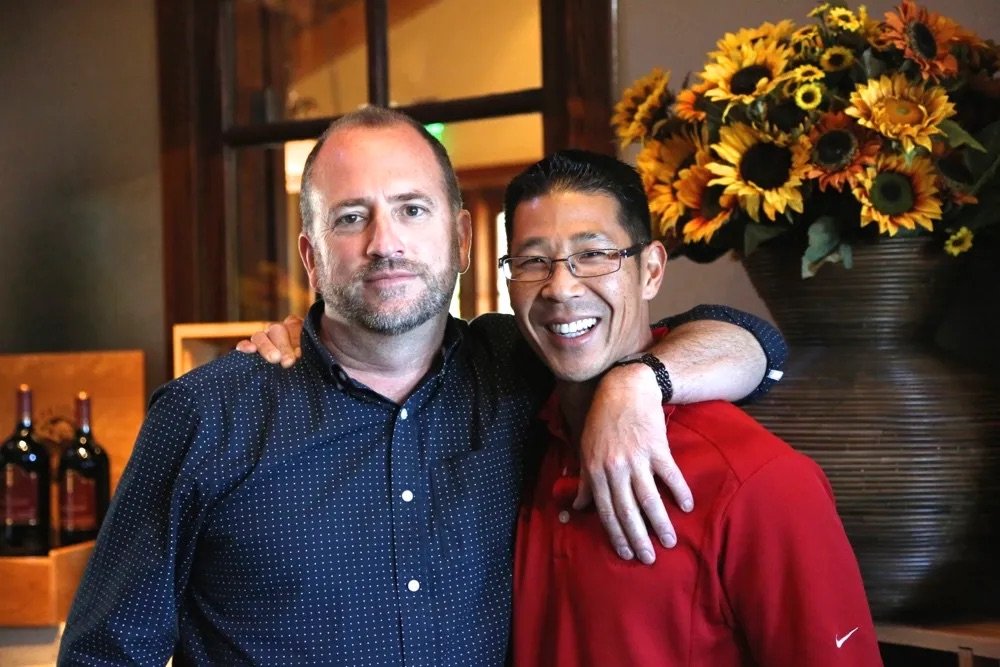 Tasting room guides, Anthony Soriano and Jay Hebert
