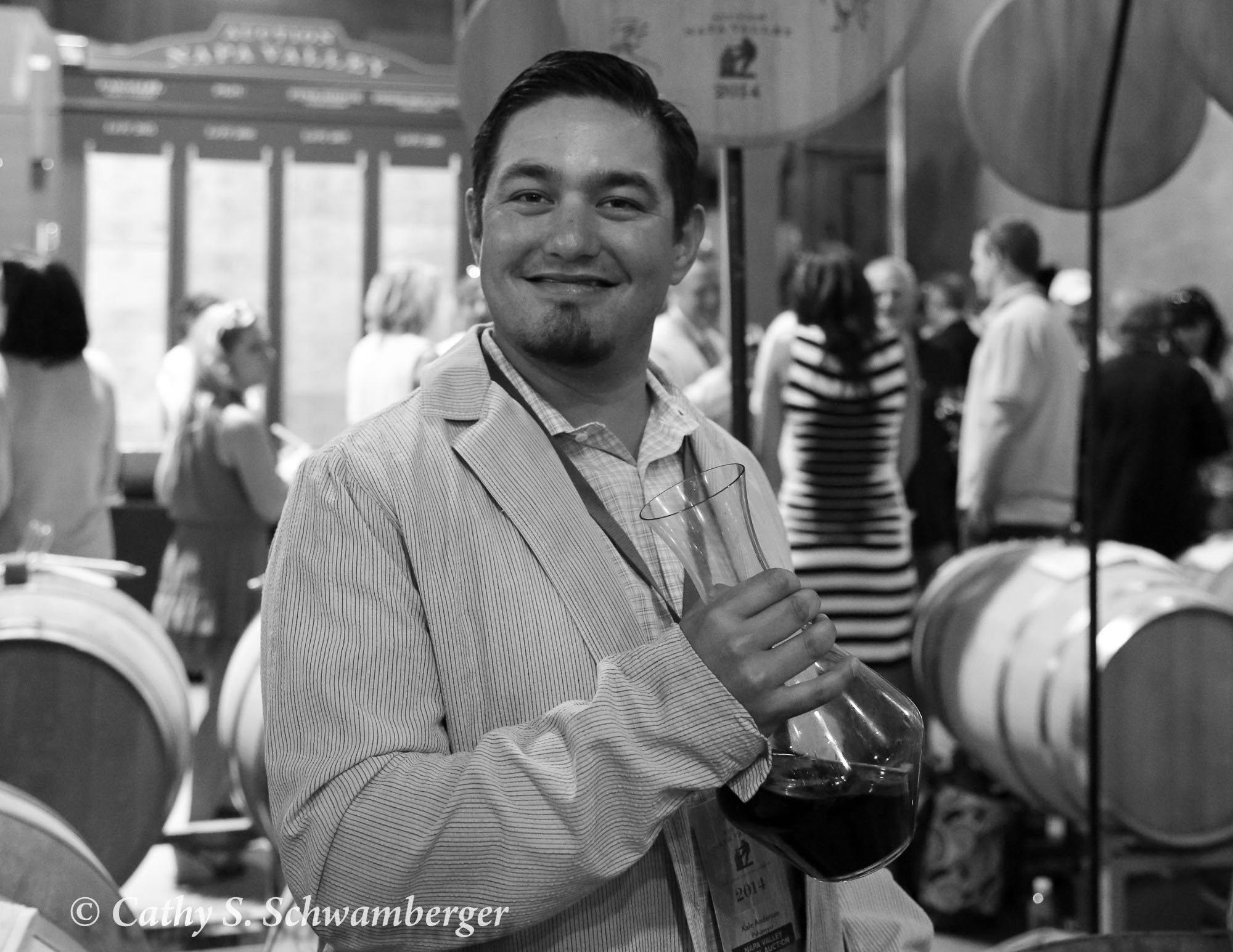 Kale Anderson, winemaker at Pahlmeyer Wines
