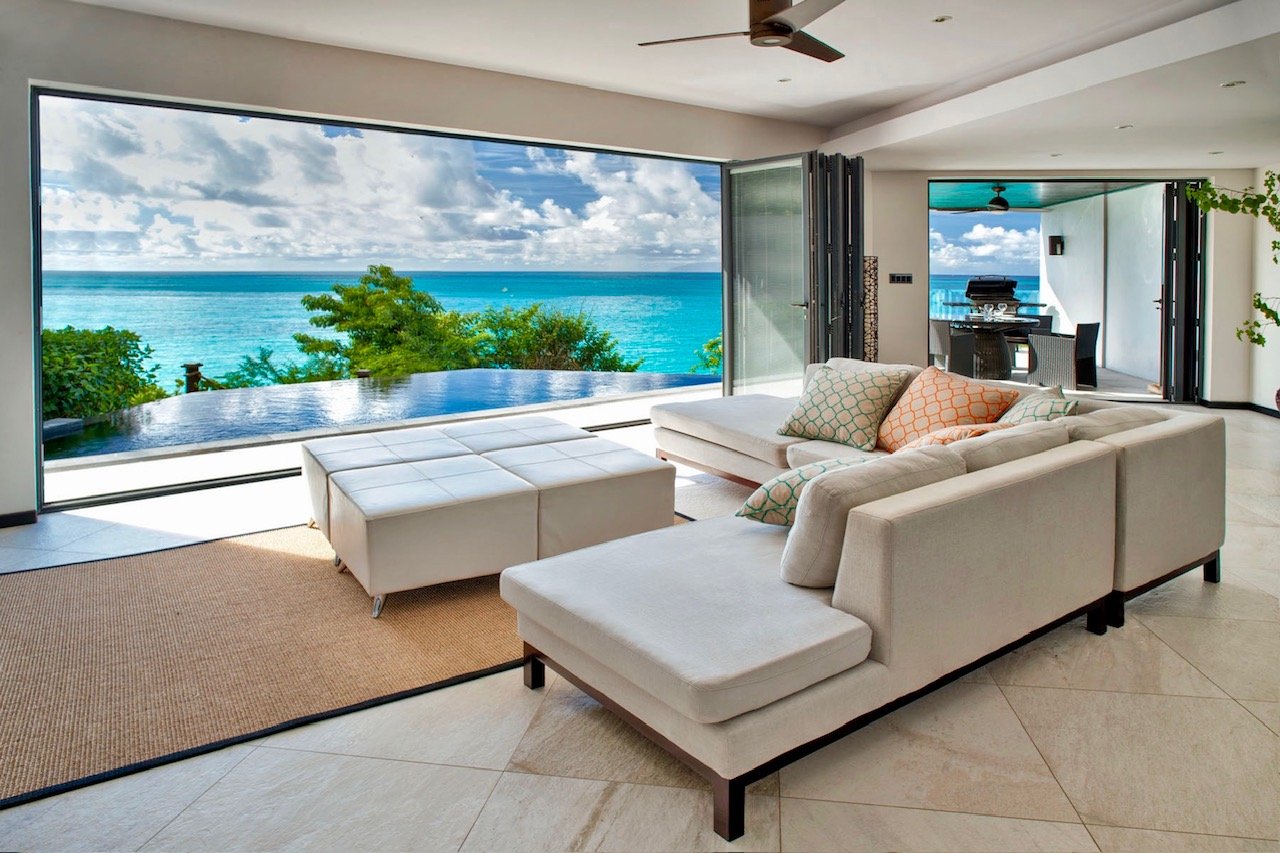 LIVING ROOM AT TAMARIND HILLS, ANTIGUA