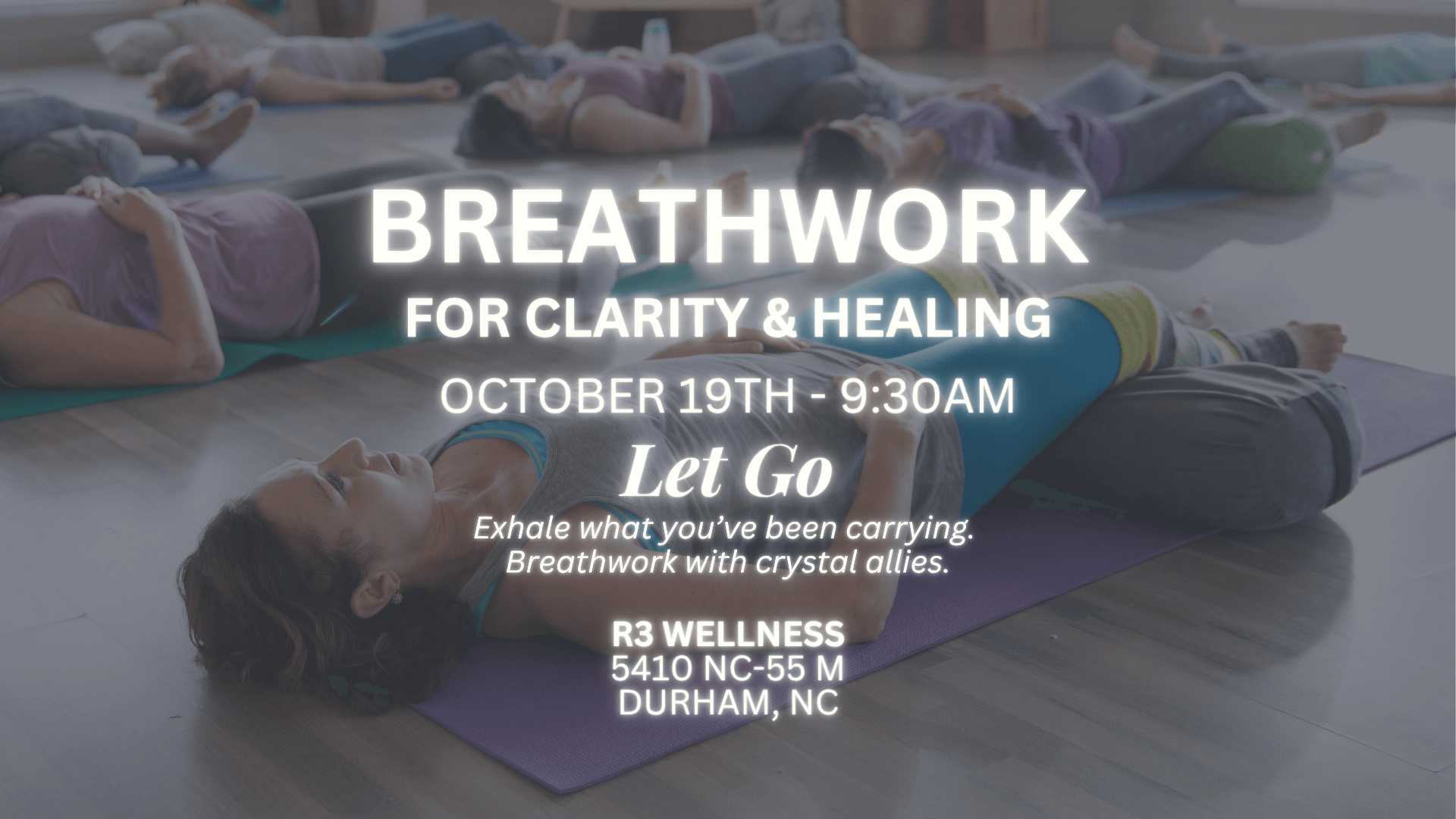 10.19.25 In-Person Breathwork Ceremony for Healing and Clarity - Durham, NC