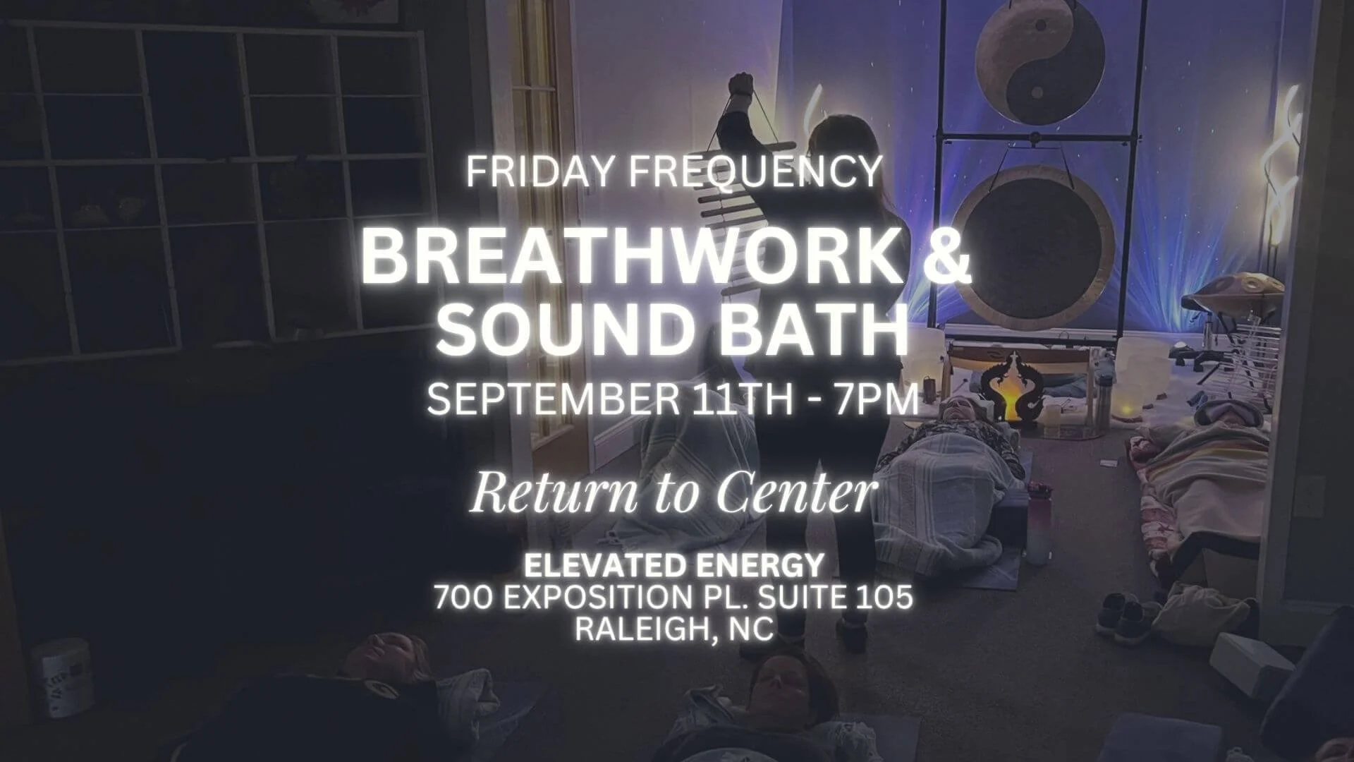 Sound Bath and Breathwork Session in Raleigh NC