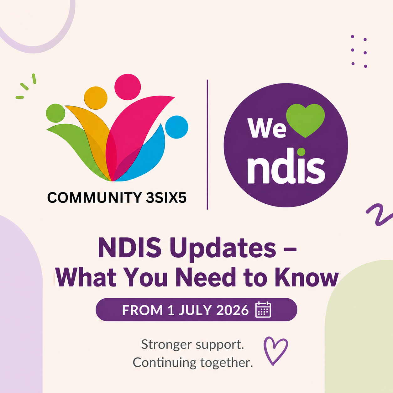 NDIS Updates from 1 July 2026  