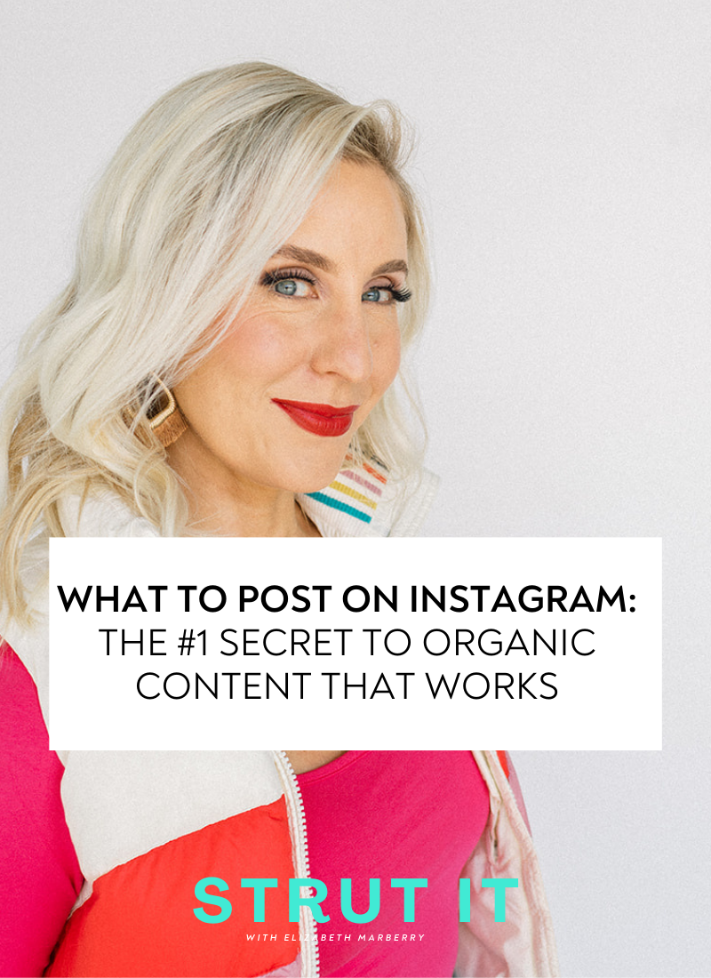 80: What to Post on Instagram: The #1 Secret to Organic Content That Works
