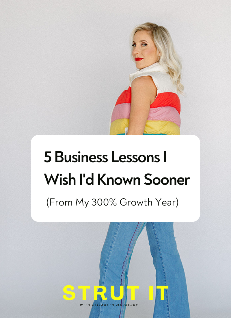 97: 5 Business Lessons I Wish I'd Known Sooner (From My 300% Growth Year)