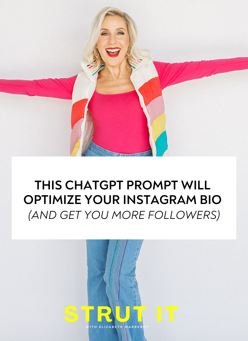 110: This ChatGPT Prompt Will Optimize Your Instagram Bio (and Get You More Followers)