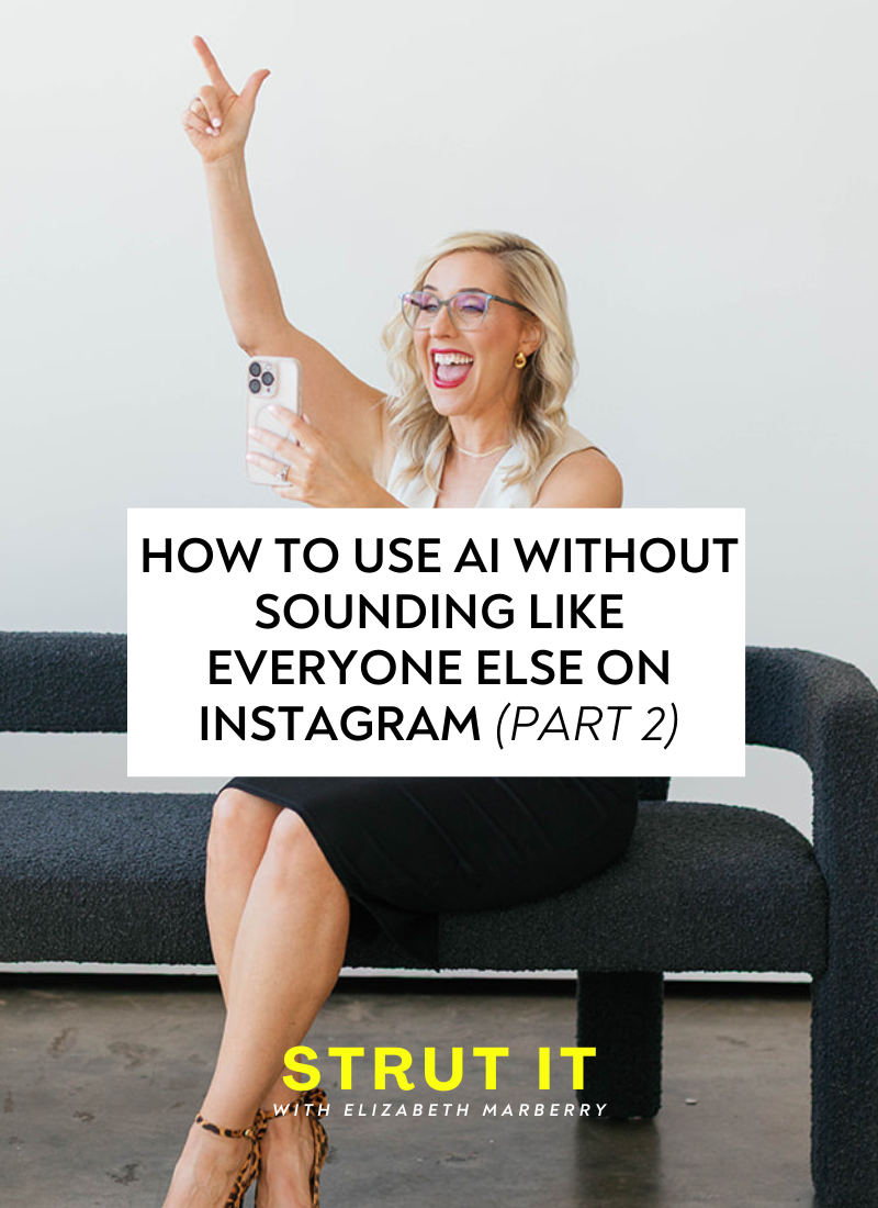 122: How to Use AI Without Sounding Like Everyone Else on Instagram (Part 2)