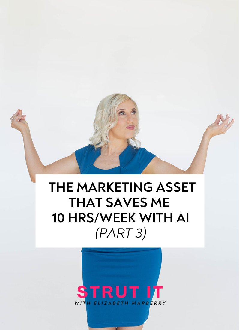 123: The Marketing Asset That Saves Me 10 Hours/Week With AI (Part 3)