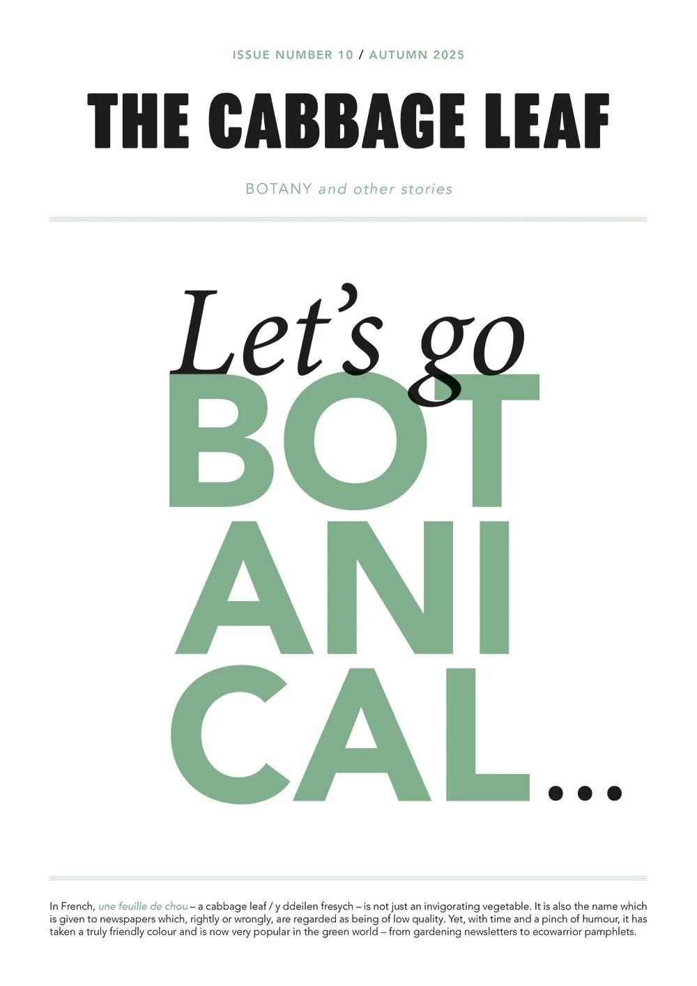 The Cabbage Leaf issue 10
