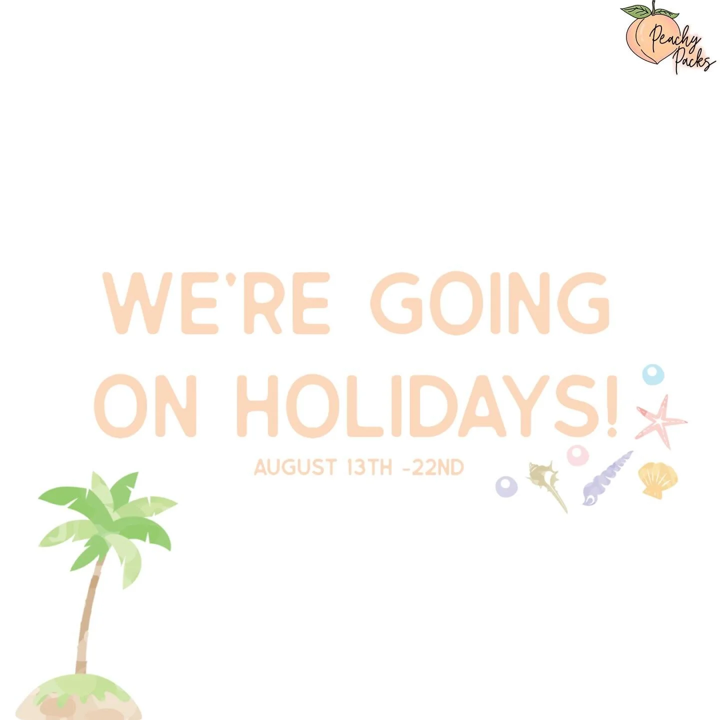 Hi all! 
We will be on holidays from August 13th until August 22nd. 
Orders cans still be placed during this time however they won&rsquo;t be processed until we get back. 

We will be fully stocked up in store at @natibloomflorist whilst we are away