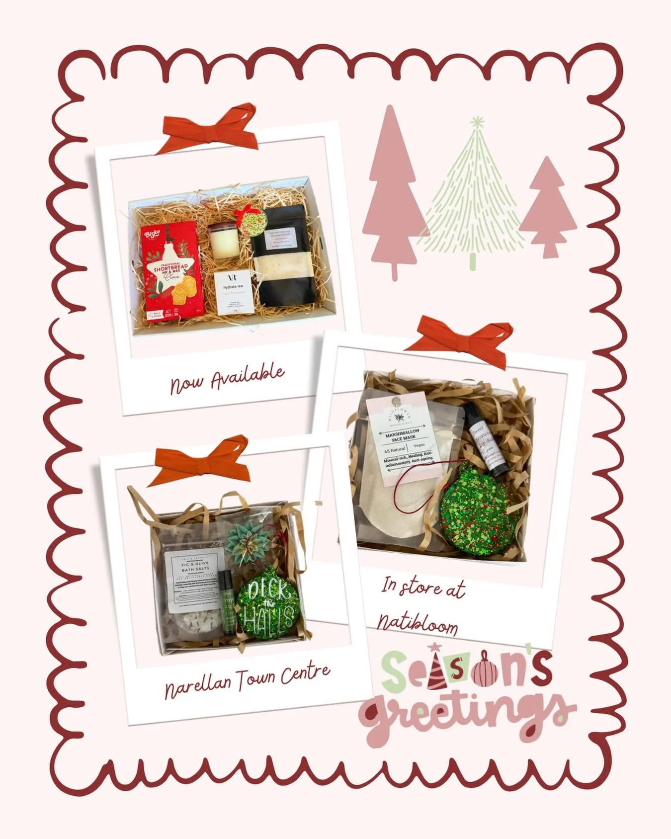 Shop Peachy Packs in person at @natibloomflorist located near Coles in @narellantowncentre